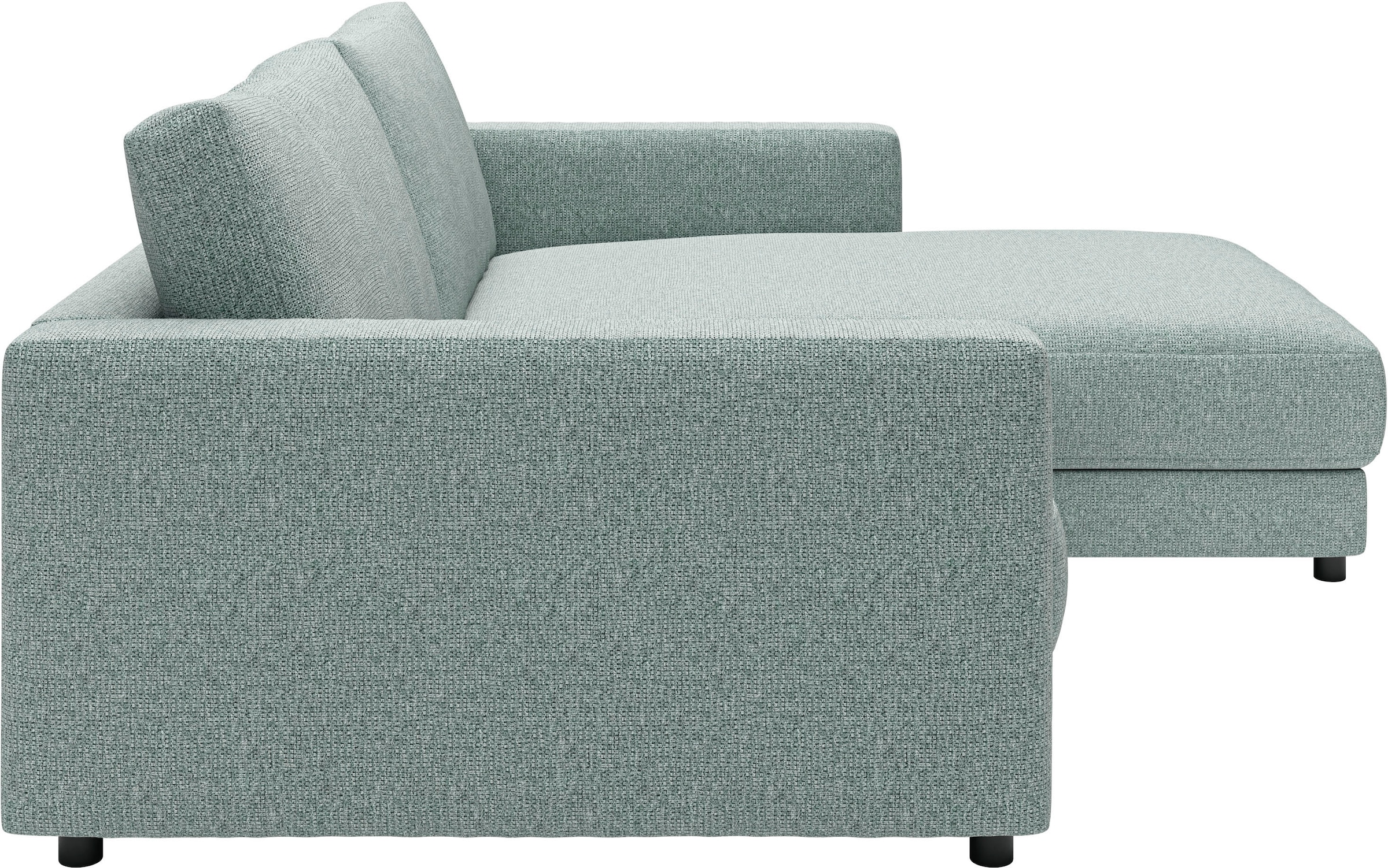 Home affaire Ecksofa »Ecksofa Jiro, L-Form, große Sitztiefe, Breite 226 cm« lose Sitz- & Rückenkissen, weicher Polsteraufbau, komfortabel & modern