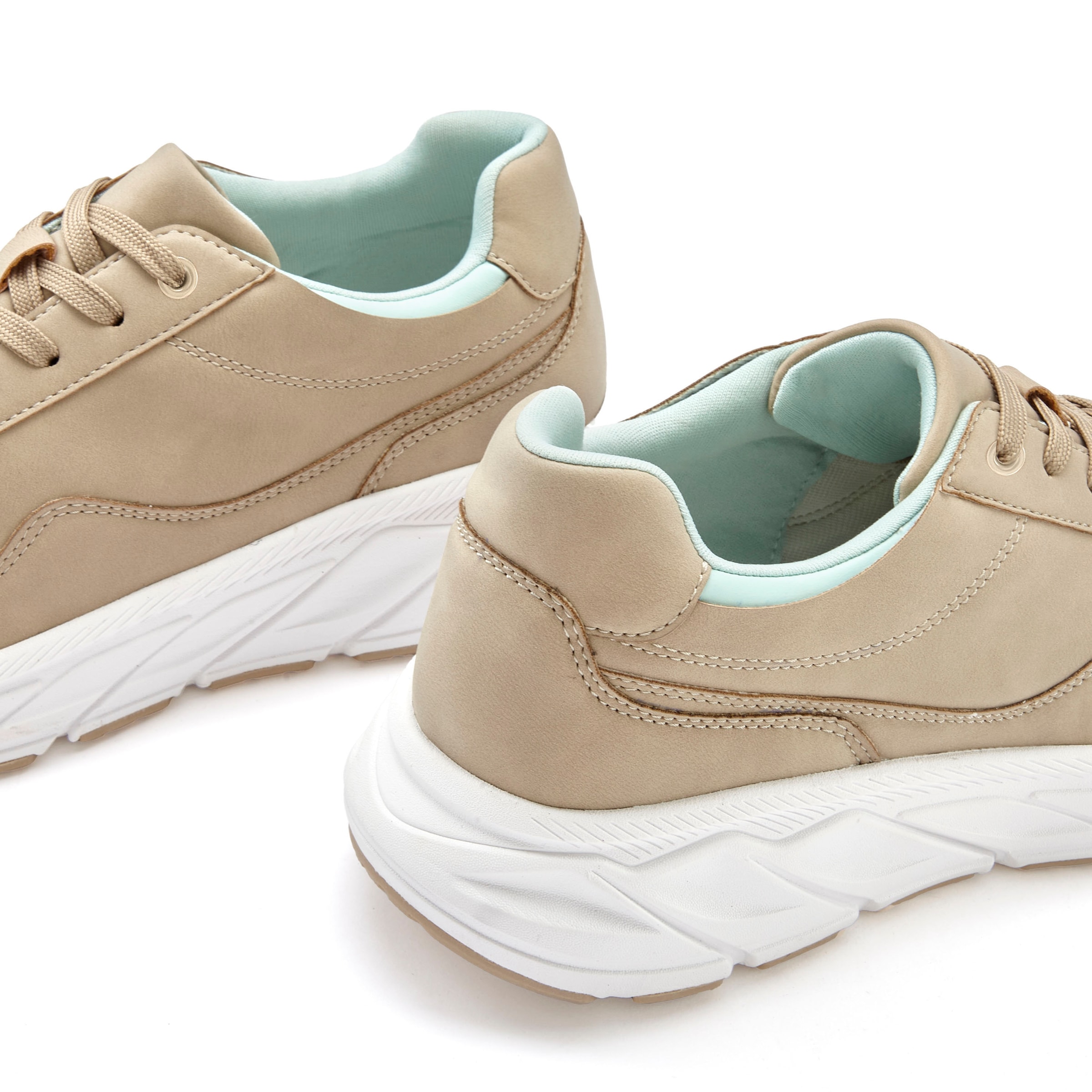 John Devin Sneaker »Schnürschuh, Freizeitschuh, Schnürhalbschuh, Halbschuh, Turnschuh«  mit kontrastfarbenem Innenfutter Unisex VEGAN