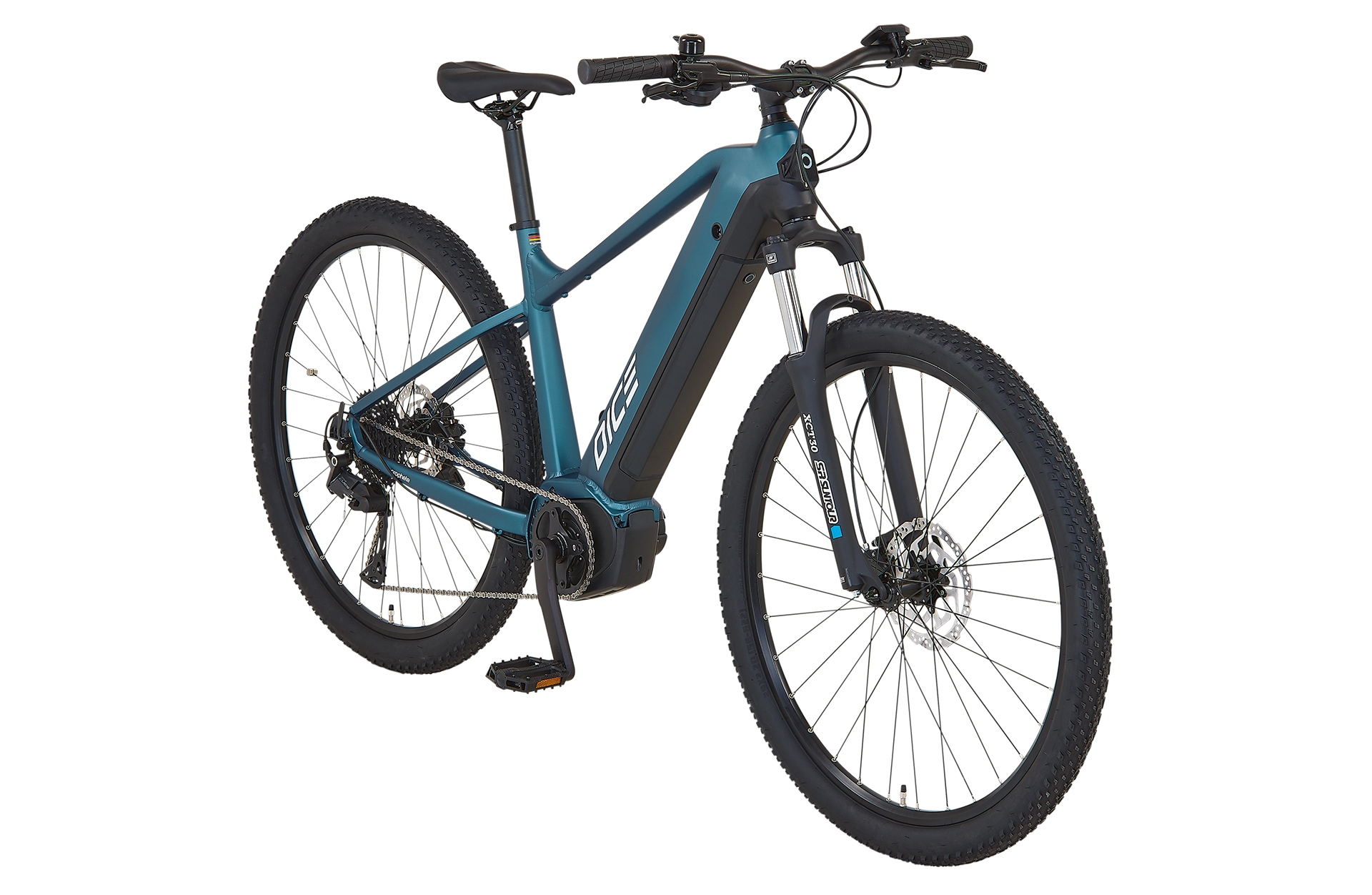 Prophete »Dice 3.8« 10 Gang Shimano Cues Schaltwerk Kettenschaltung Mittelmotor 250 W Pedelec, Elektrofahrrad für Damen und Herren, MTB