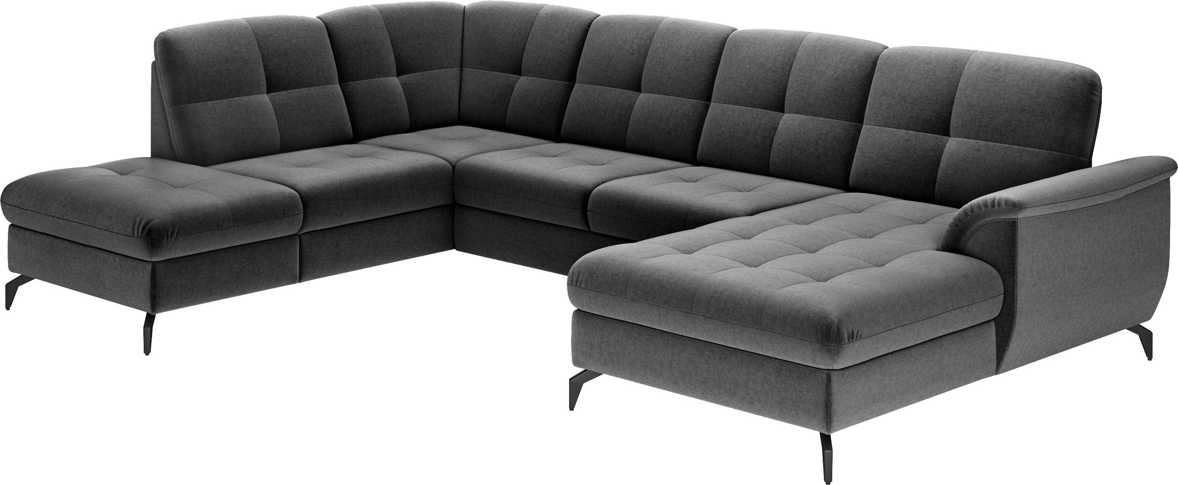 sit&more Wohnlandschaft »Zora U-Form«, wahlweise mit Bettfunktion und Bettkasten