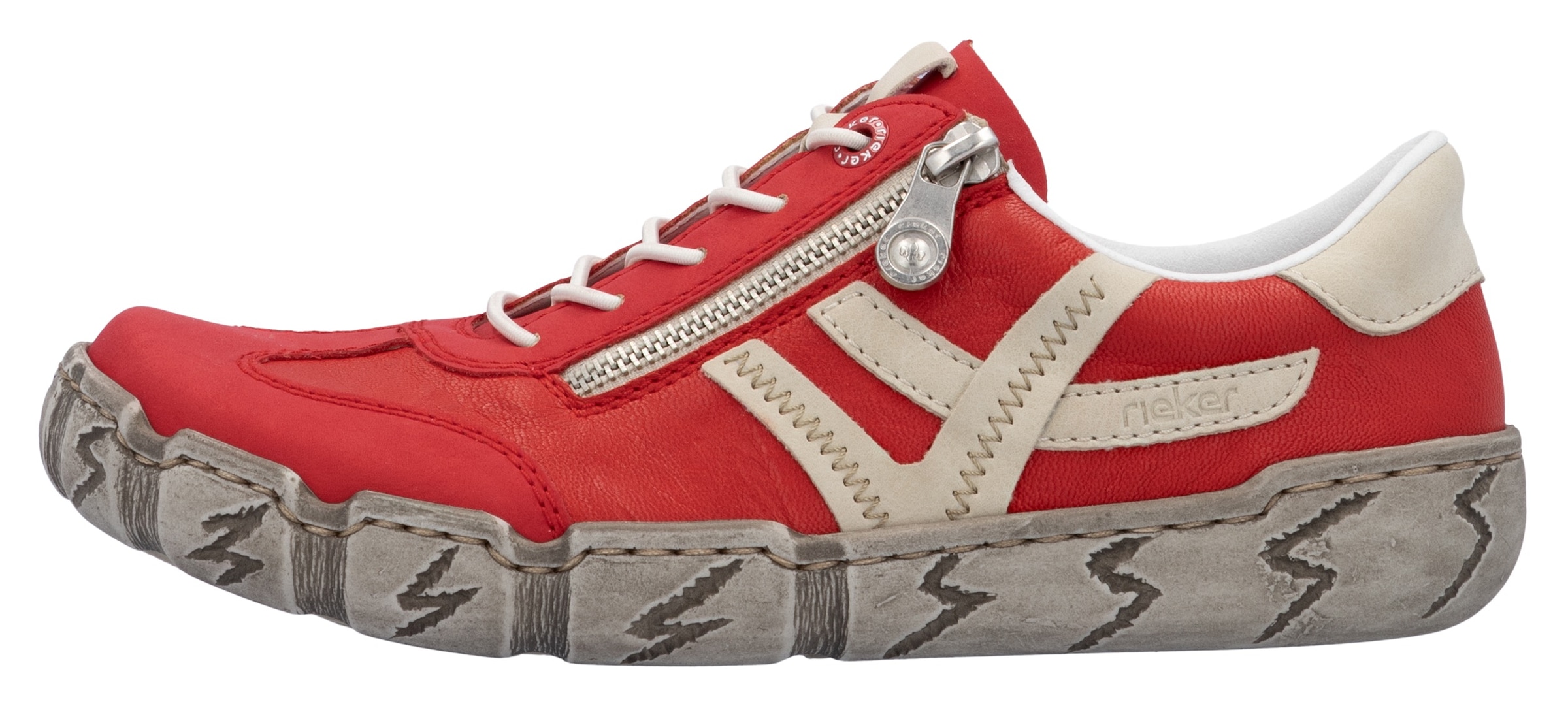 Rieker Slip-On Sneaker, Halbschuh, Schlupfschuh, Freizeitschuh mit weicher Innensohle