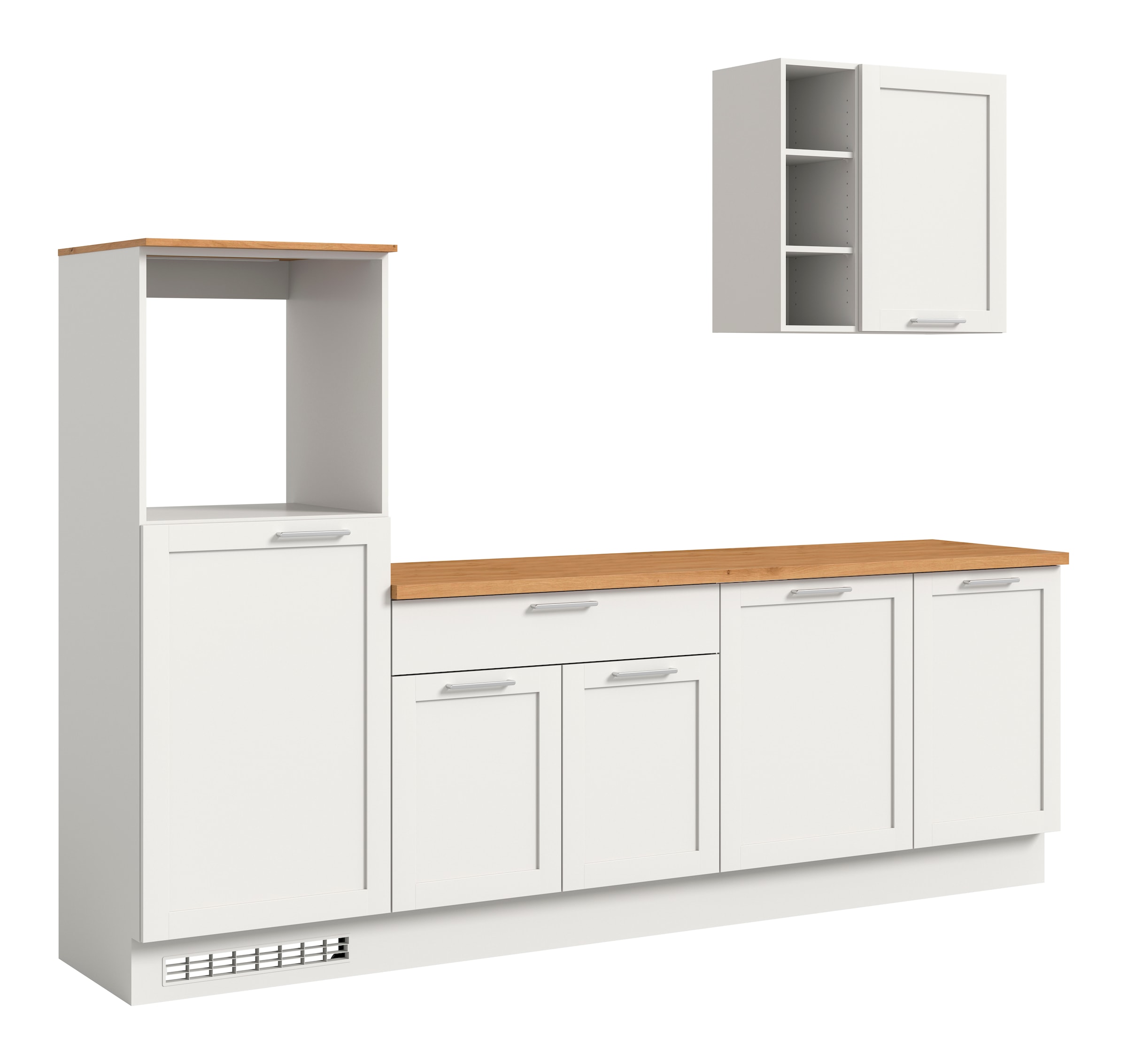 KOCHSTATION Küchenzeile »KS-Lulea«, Breite 260 cm, ohne E-Geräte, mit 3 cm günstig online kaufen
