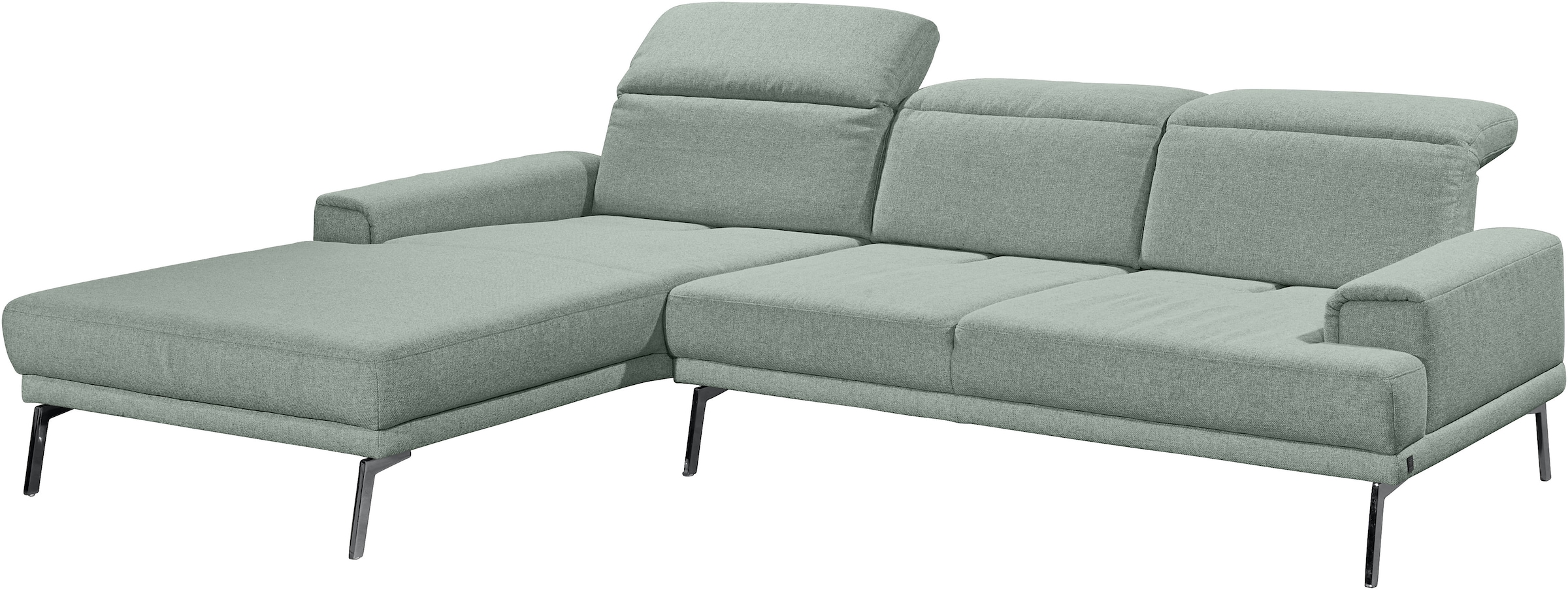 Musterring Ecksofa »MR 4580«, mit Kopf- und Sitztiefenverstellung, Metallfu günstig online kaufen