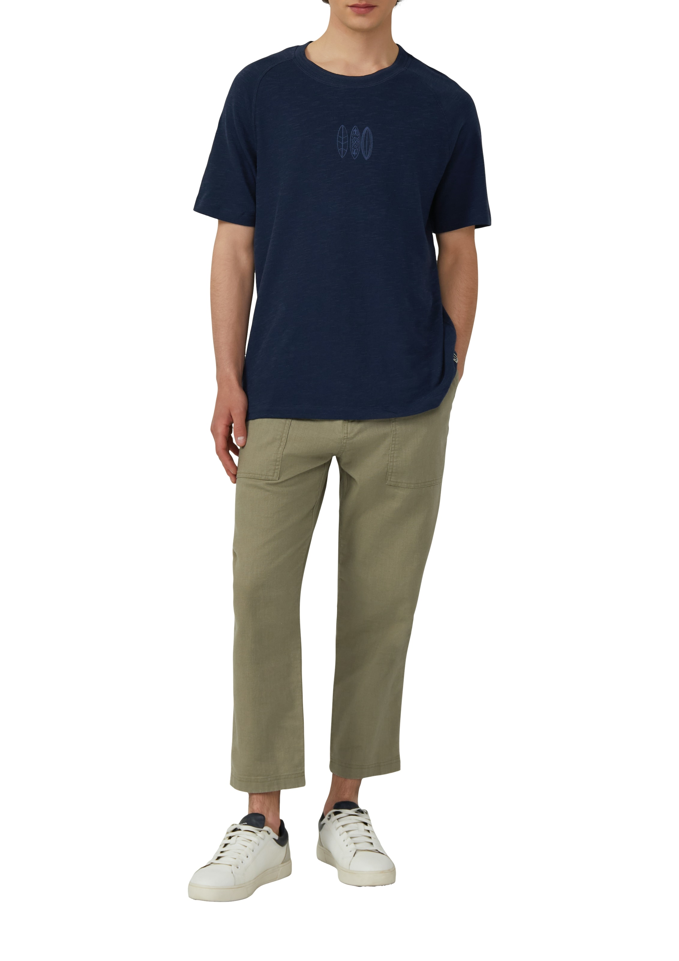 s.Oliver T-Shirt, mit Stickerei auf der Brust