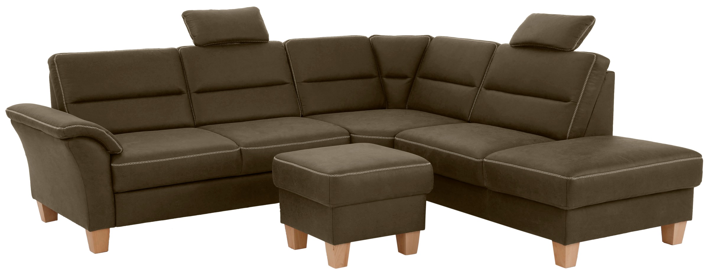 Home affaire Ecksofa »Soleo L-Form«, komfortabel durch Trapezecke mit Relax günstig online kaufen