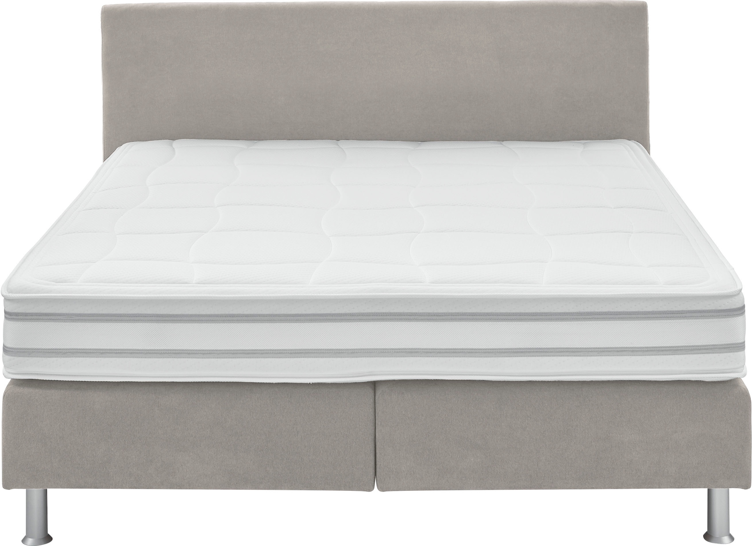 Die PlanBar Boxspringbett »OC-ON23148« inkl. Wendematratzen u. Bonellfederkern Unterbau, 160/180x200cm