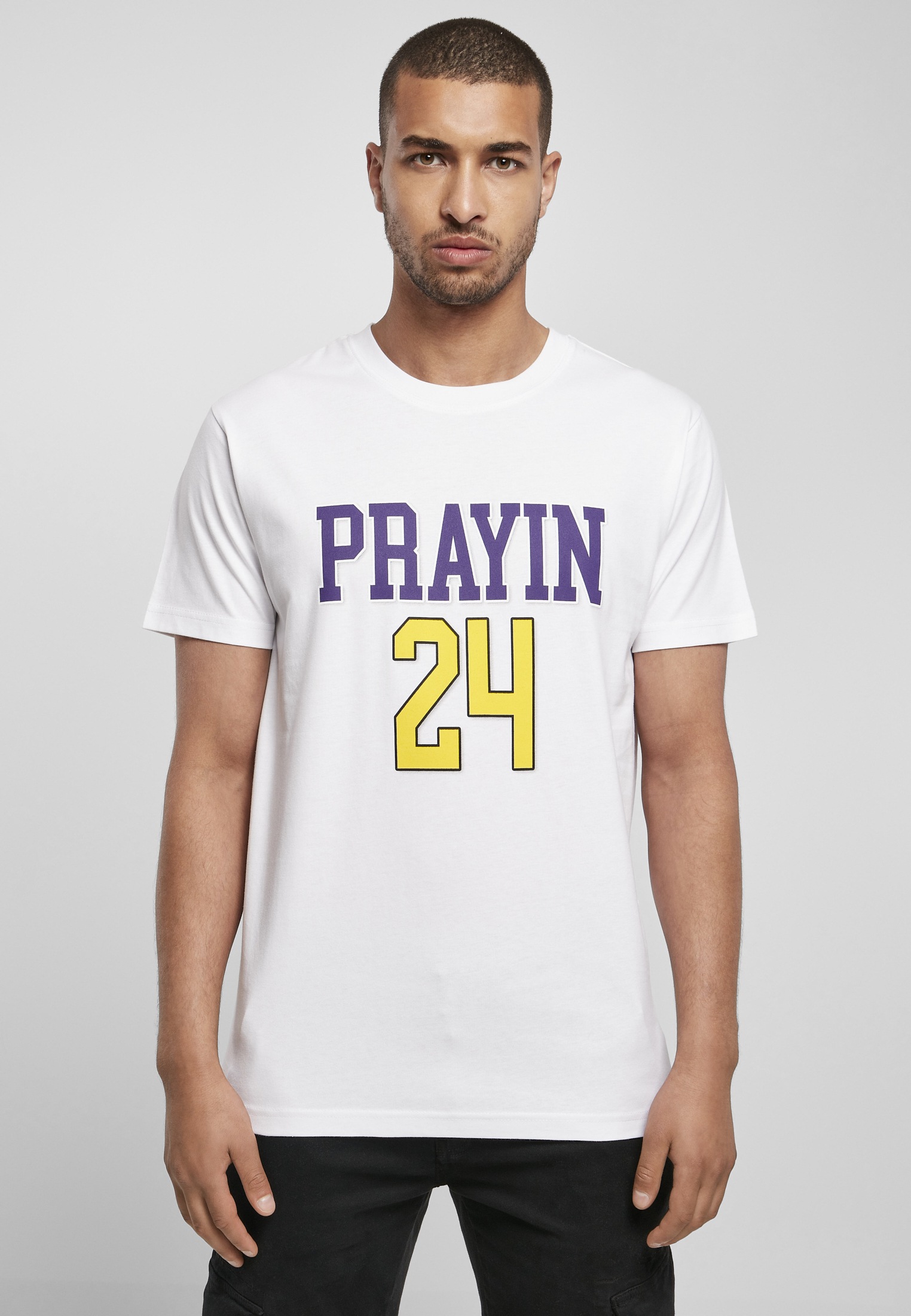 MisterTee Kurzarmshirt »Herren Prayin 24 Tee« (1 tlg.) | T-Shirts