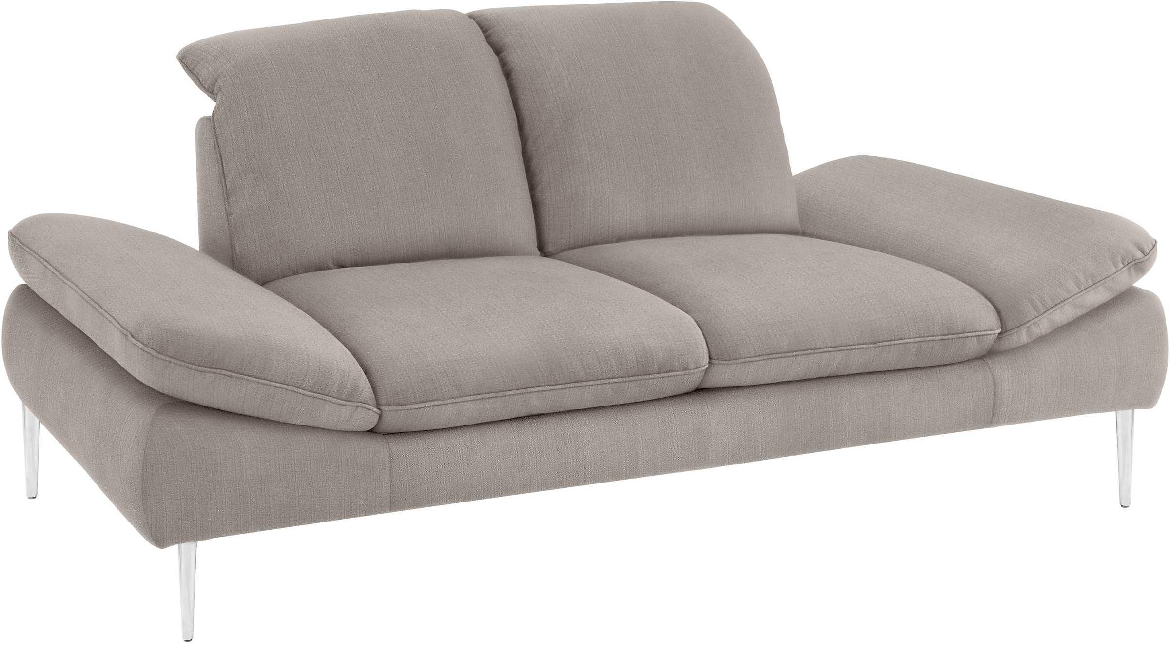 W.SCHILLIG 2,5-Sitzer »enjoy&MORE«, mit Sitztiefenverstellung, Füße Chrom glänzend, Breite 232 cm