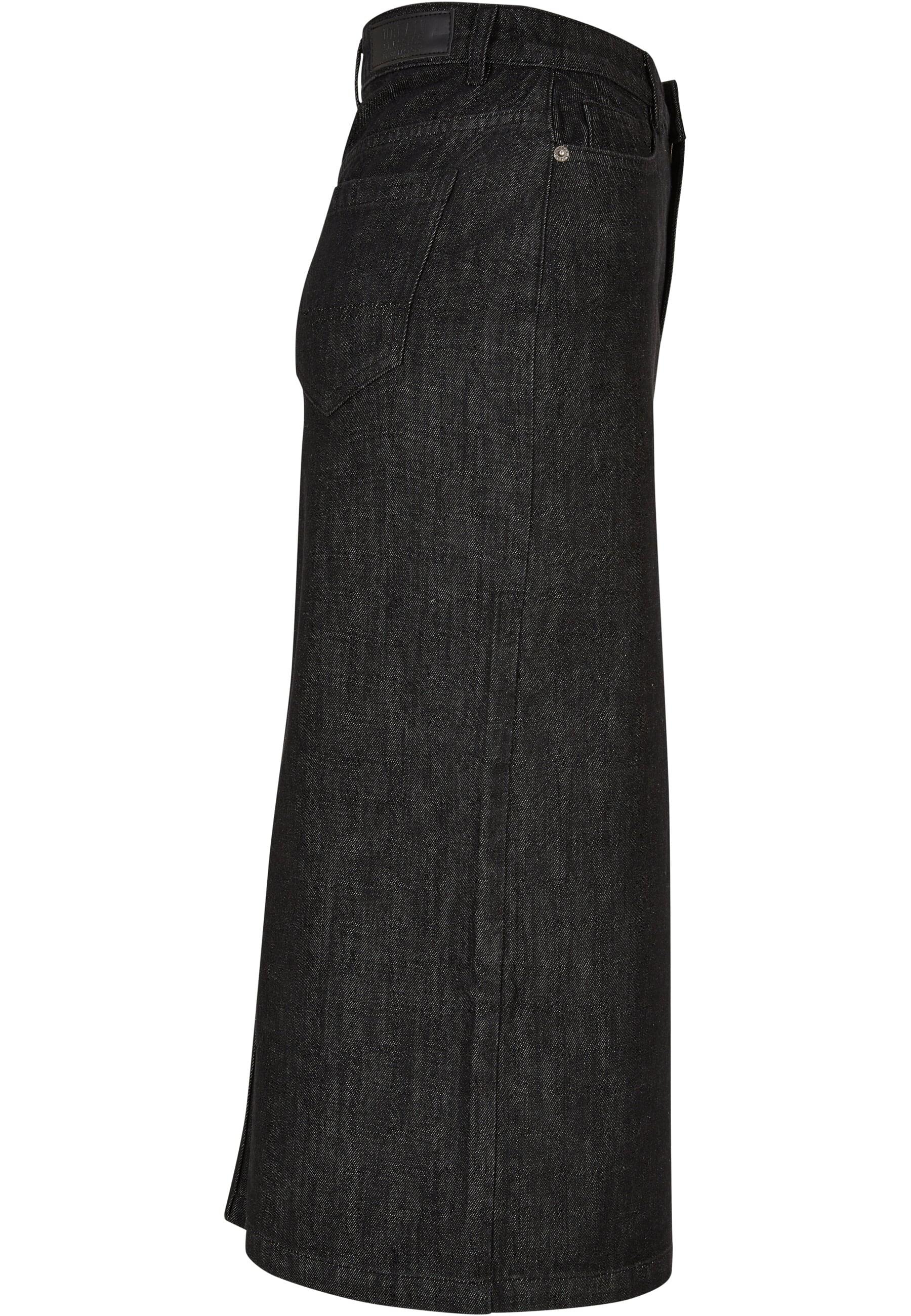 URBAN CLASSICS Jerseyrock »Urban Classics Damen Ladies Midi Denim Skirt«, 1 Stk.

