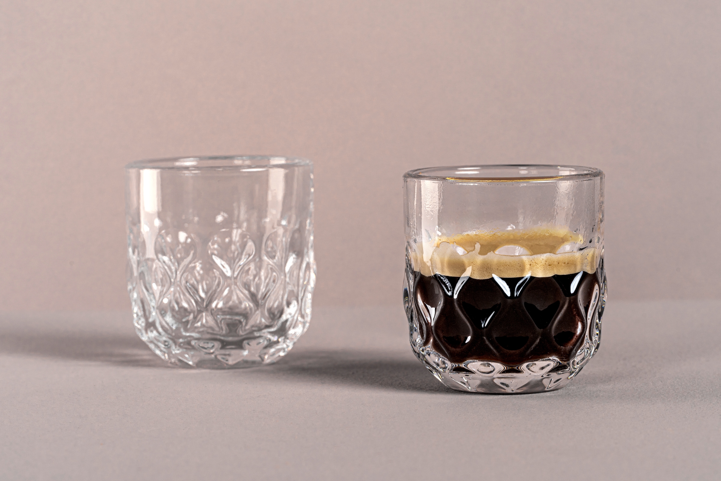 LEONARDO Espressoglas »GOCCE, 90 ml, 6er-Set«, (Set, 6 tlg.), 2. Variante, mit Tropfenrelief