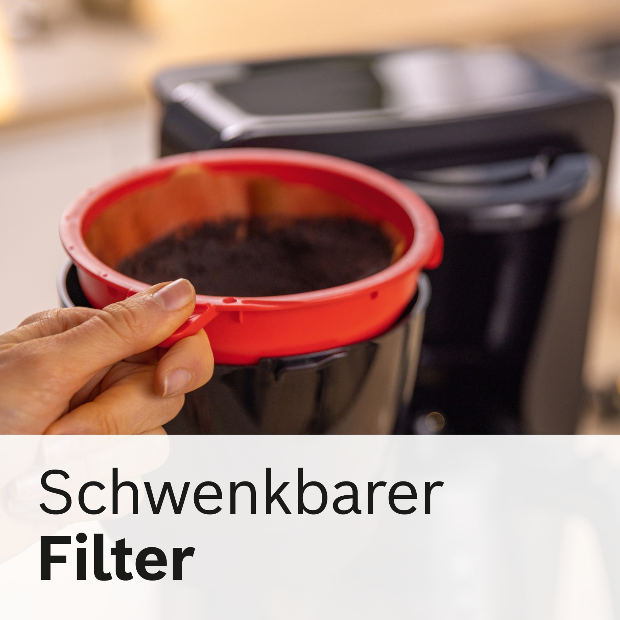 BOSCH Filterkaffeemaschine »MyMoment TKA3M133« 1,25 l Kaffeekanne Papierfilter 1x4 60min Warmhaltefunktion, Aroma intense, Entkalkungsprogramm, 1200 W