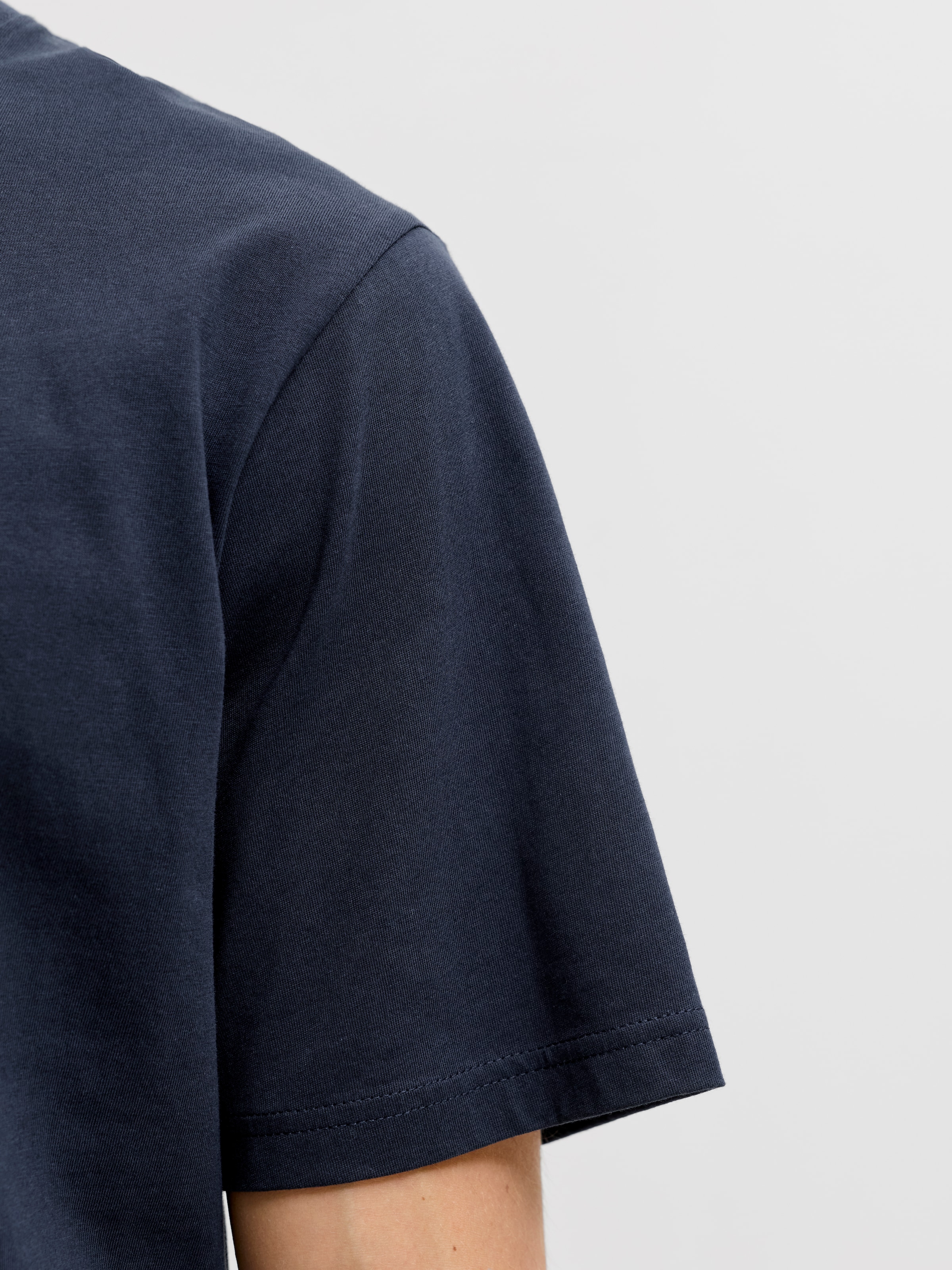 Jack & Jones PlusSize T-Shirt »JJEDENVER LOGO TEE SS O-NECK SN PLS« Baumwolle, locker geschnitten