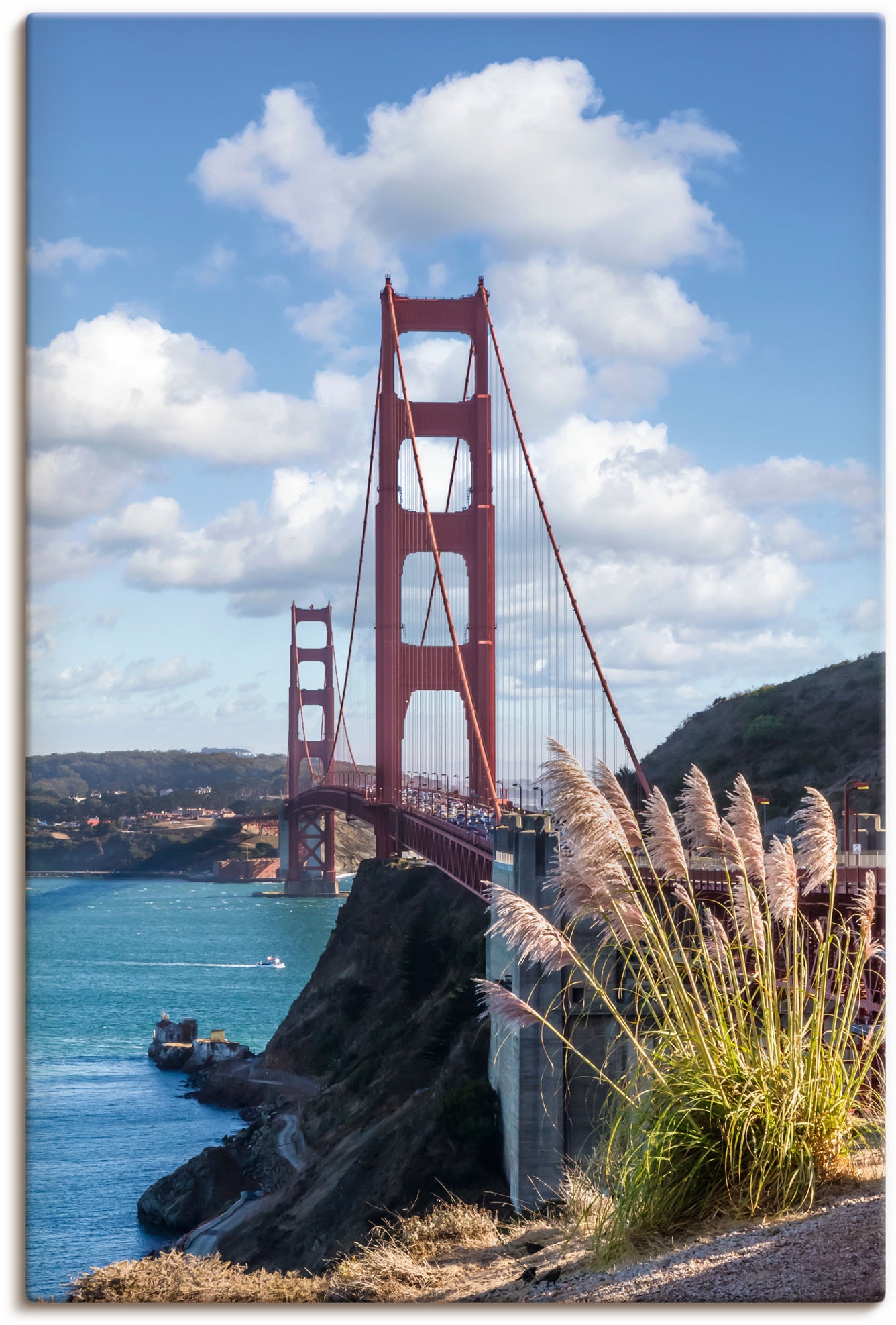 Artland Wandbild »SAN FRANCISCO Golden Gate Bridge«, San Francisco, (1 St.) günstig online kaufen