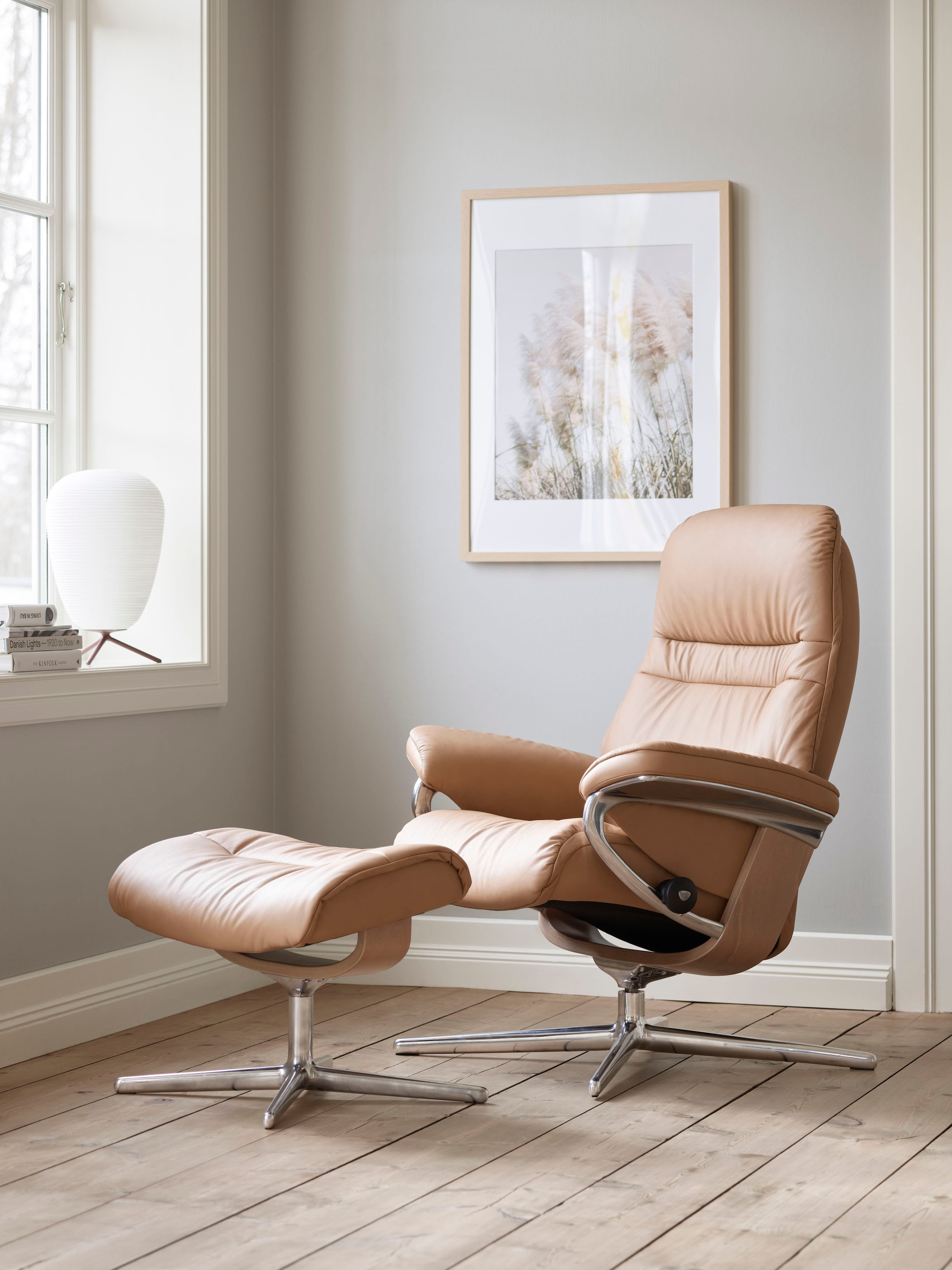 Stressless® Relaxsessel »Sunrise«, (Set, Relaxsessel mit Hocker), mit Hocke günstig online kaufen