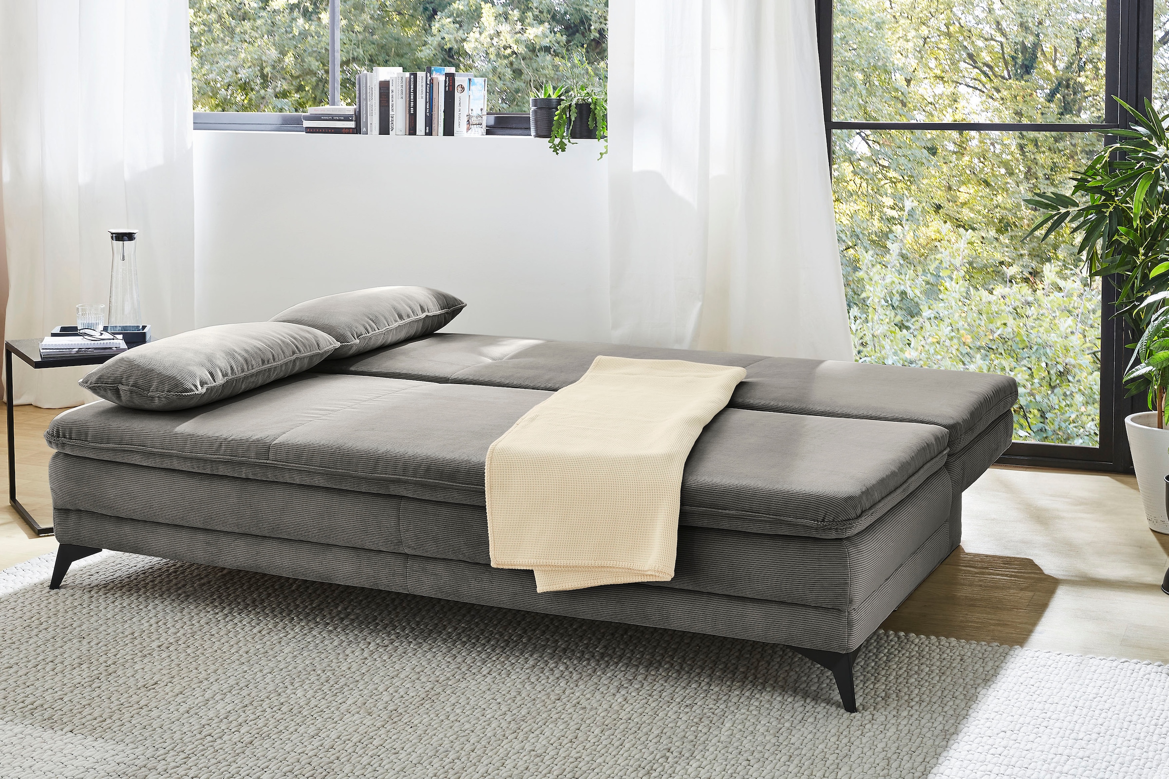 Jockenhöfer Gruppe Schlafsofa »Laurin«, als Dauerschläfer geeignet, Bettfunktion und Stauraum/Bettkasten