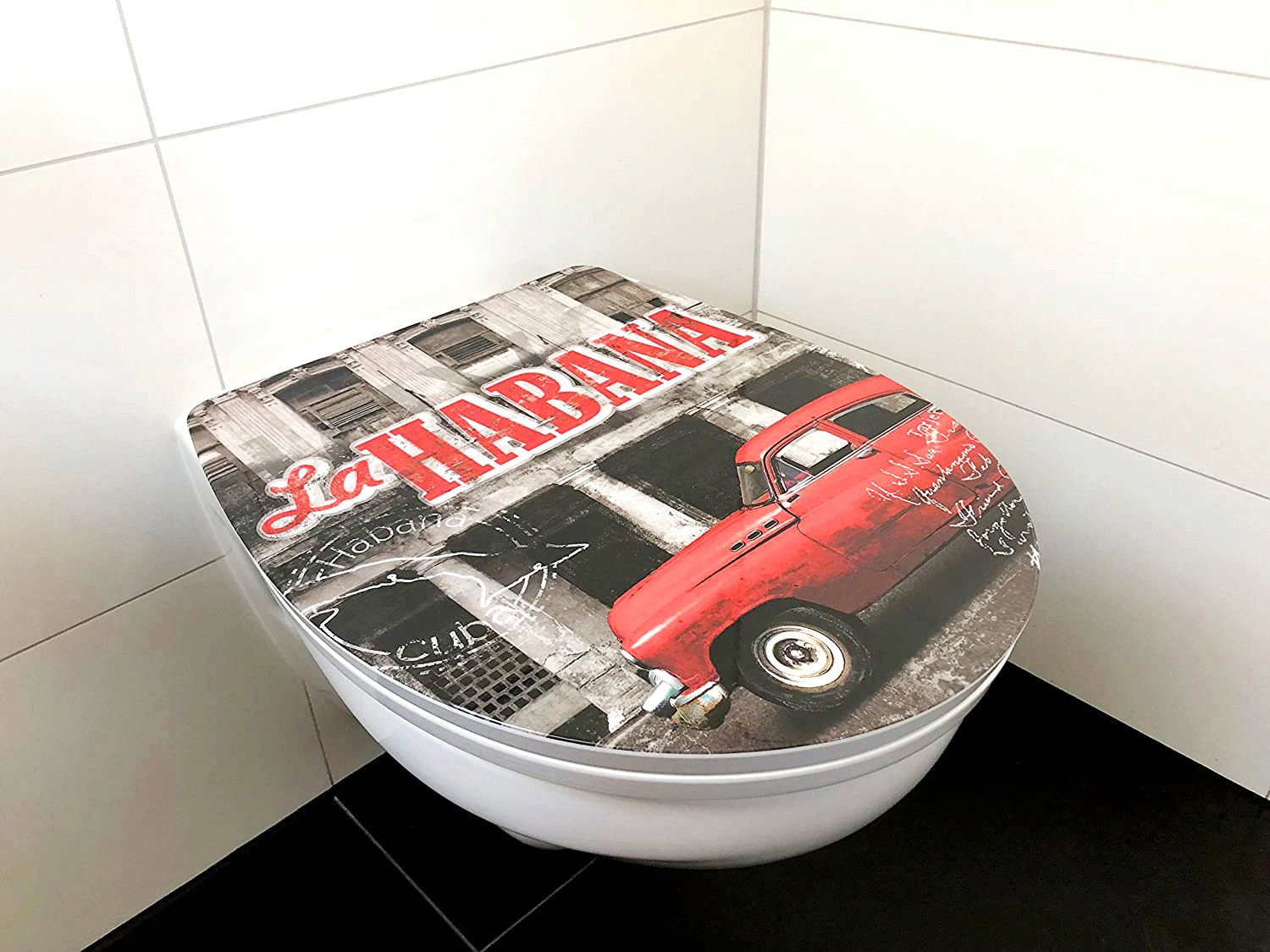 ADOB WC-Sitz »Habana«, Absenkautomatik, zur Reinigung auf Knopfdruck abnehmbar