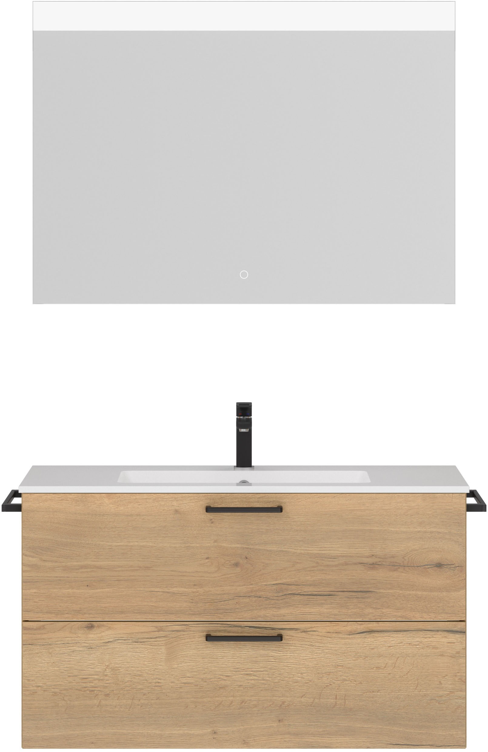 nobilia® Badmöbel-Set »Tolvina« vormontiert, mit Soft-Close, 2 Stk. tlg. günstig online kaufen