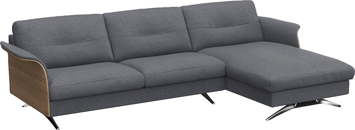 FLEXLUX Ecksofa »Glow bequem und komfortabel durch hochwertigen Sitzaufbau, günstig online kaufen