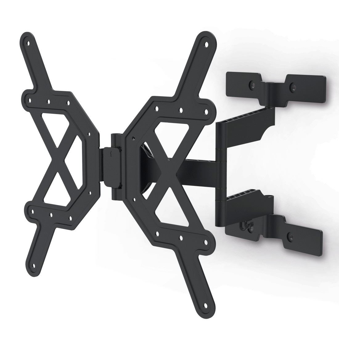 HAMA TV-Wandhalterung »Halterung, schwenkbar, neigbar, extra flach von 81 - 165 cm (32"- 65")« bis 104 cm Zoll max. 25 kg Schwarz