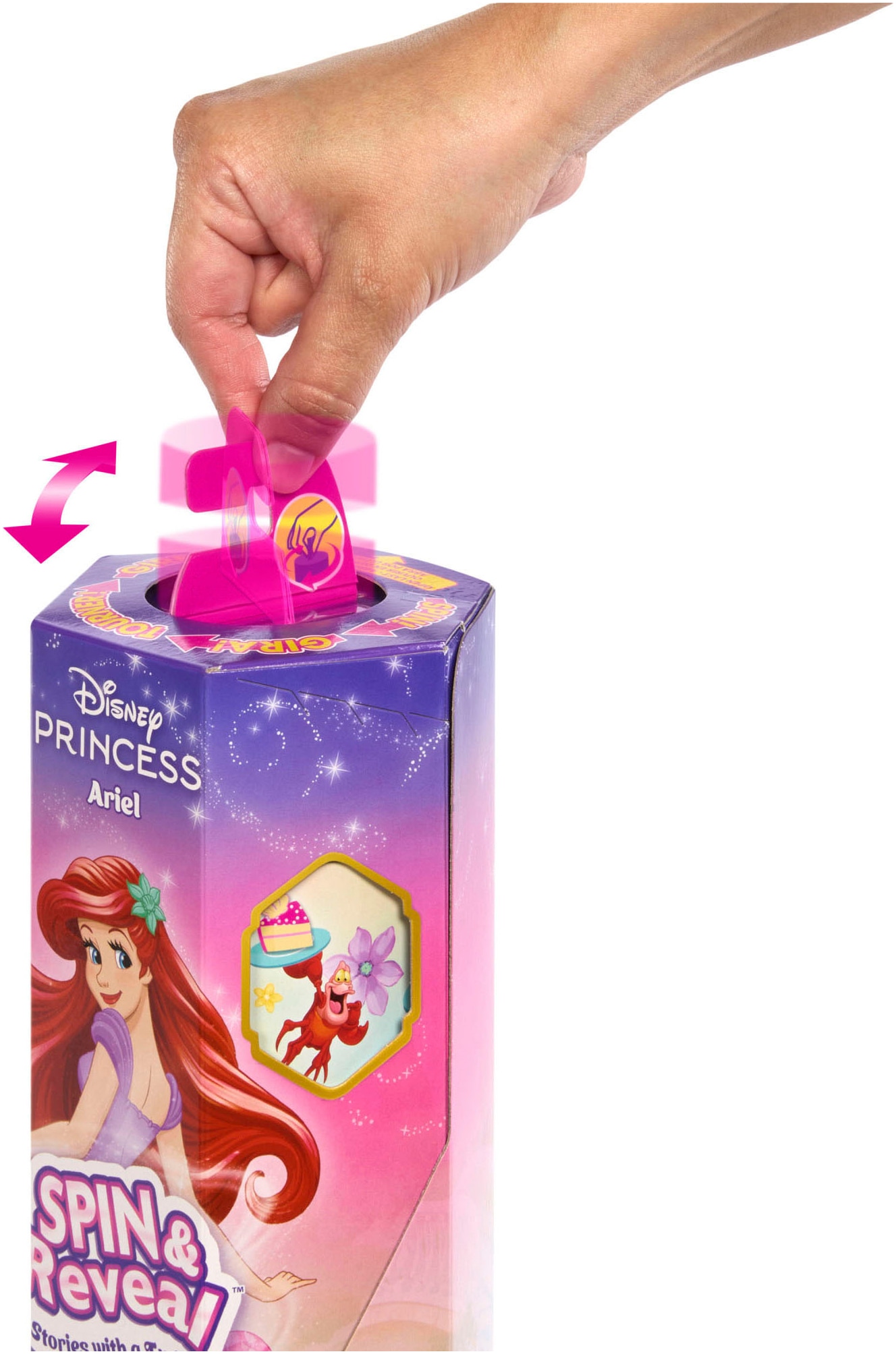 Mattel® Anziehpuppe »Disney Princess Spin & Reveal Rapunzel«