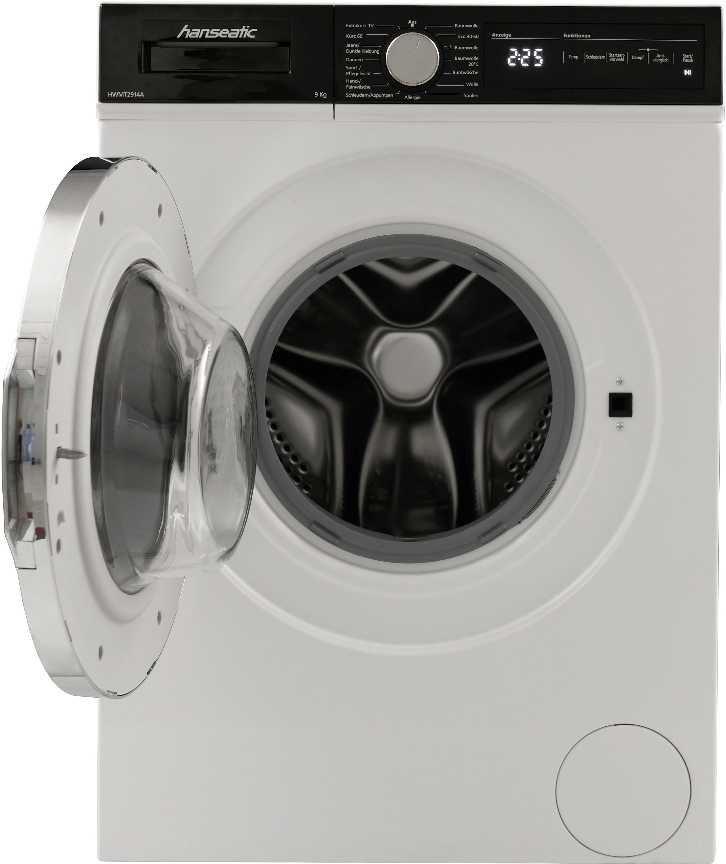 Hanseatic Waschmaschine »HWMT2914A«, 9 kg, 1400 U/min