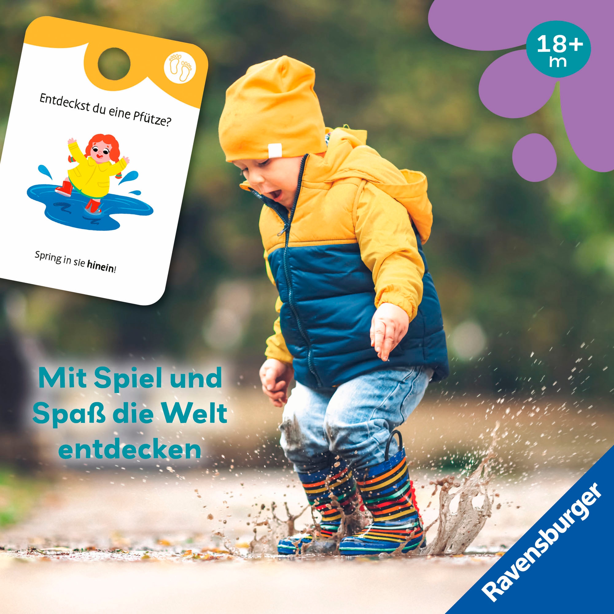 Ravensburger Spiel »Play+ Spiel & Mach mit! Karten: Sachen suchen: unterwegs«