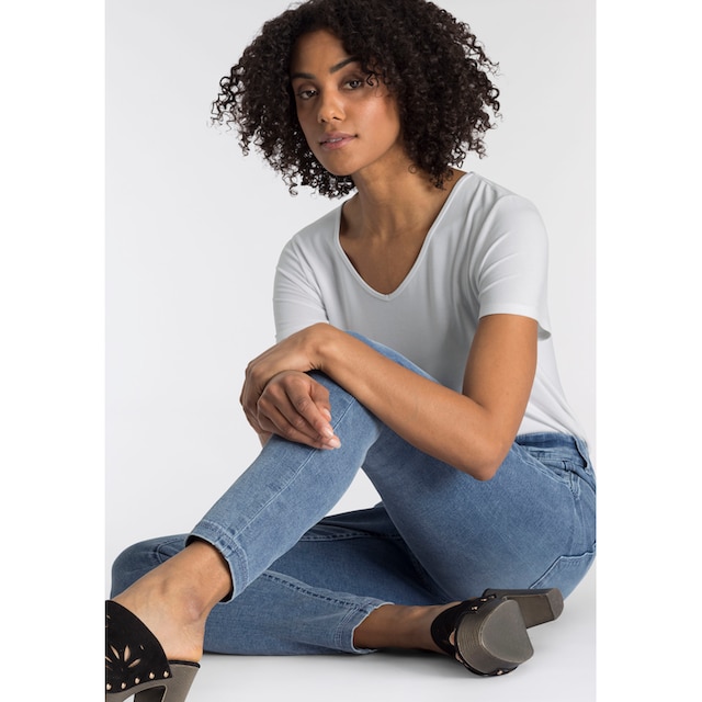 MAC Skinny-fit-Jeans »Hiperstretch-Skinny«, Power-Stretch Qualität sitzt  den ganzen Tag bequem online kaufen