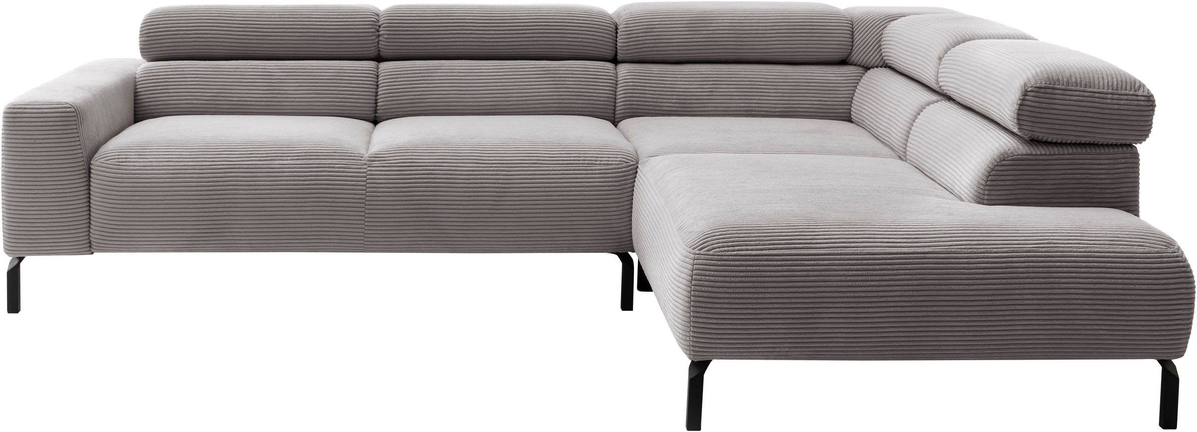 PLACES OF STYLE Ecksofa »Antonelli, L-Form, inkl. Kopfteilverstellung, Brei günstig online kaufen