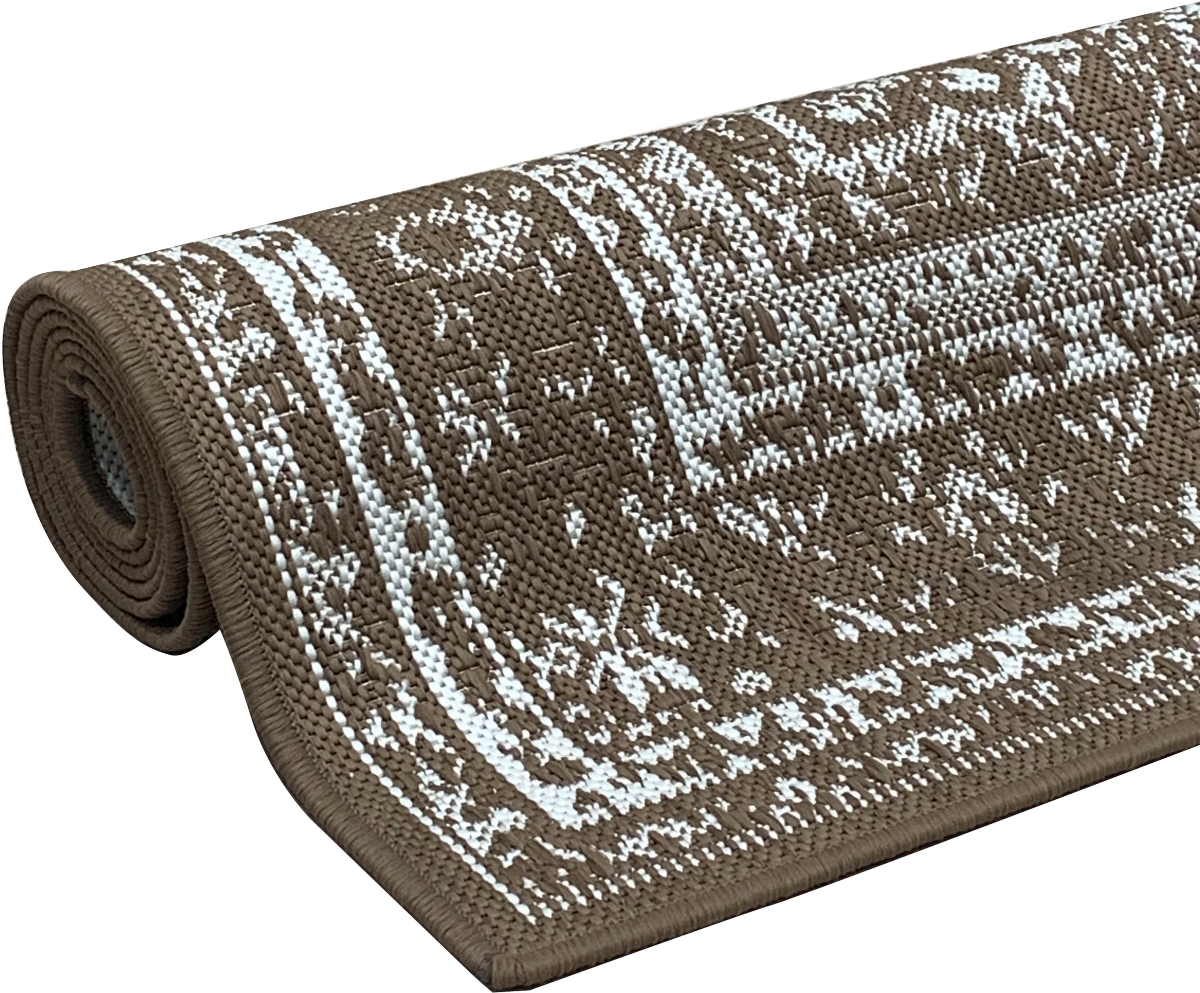 Home affaire Teppich »Oriental Outdoor«, rechteckig, 5 mm Höhe, In- und Outdoor geeignet, Sisal-Optik, Wendeteppich, Orient-Design
