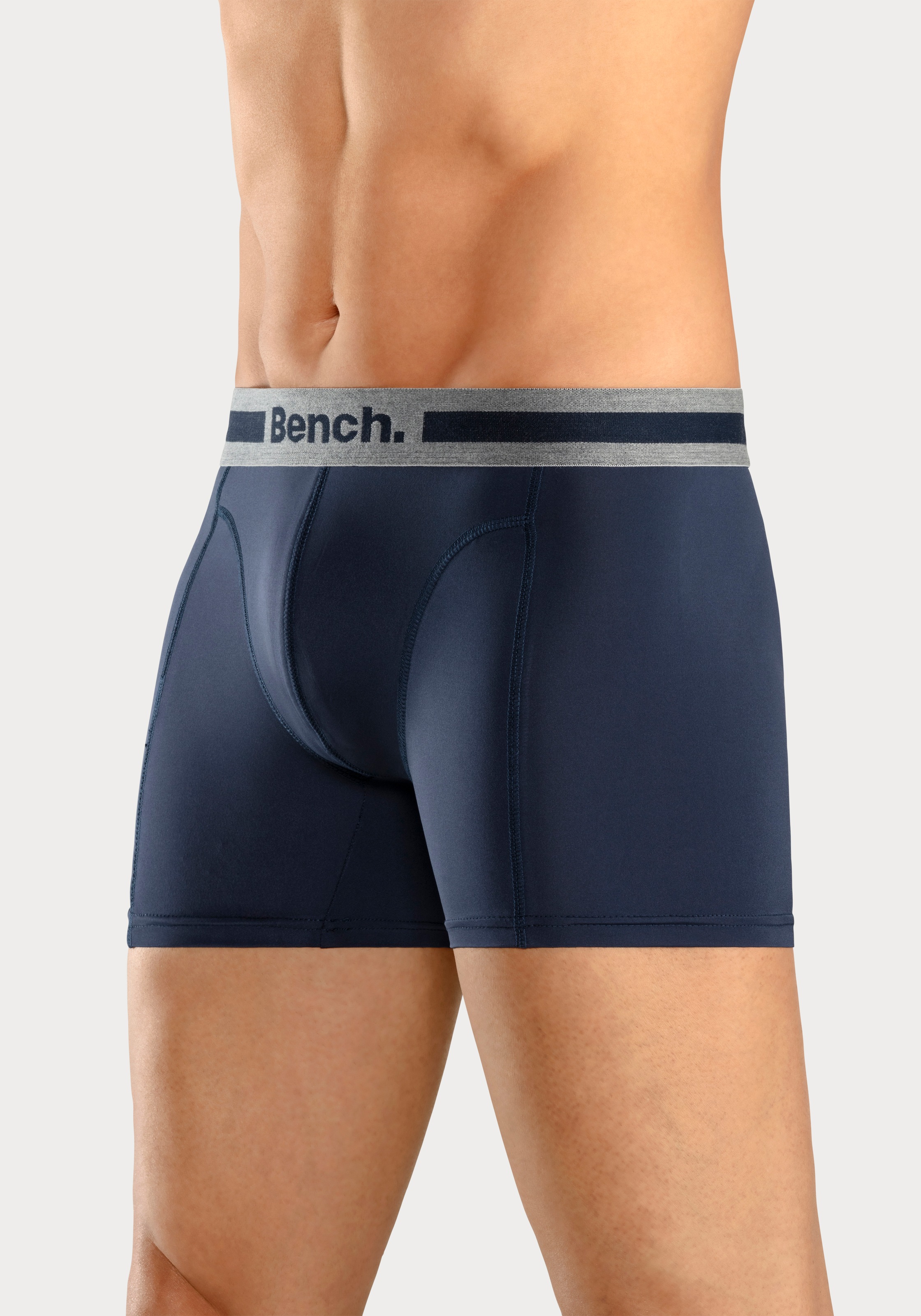Bench. Boxer »Boxershorts für Herren«, (Packung, 4 St.), mit Overlock-Nähten vorn