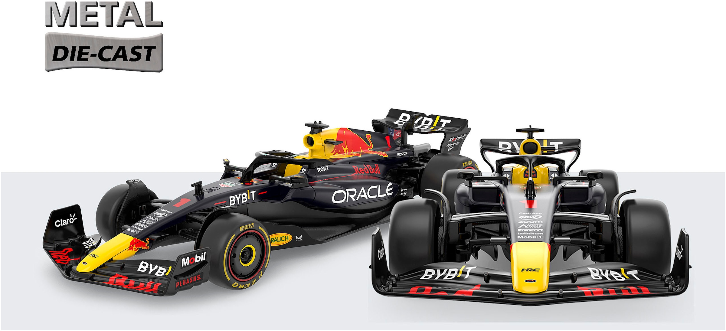Jamara Modellauto »Oracle Red Bull Racing RB19 Diecast 1:24 dunkelblau« im Maßstab 1:24, offiziell lizensiert