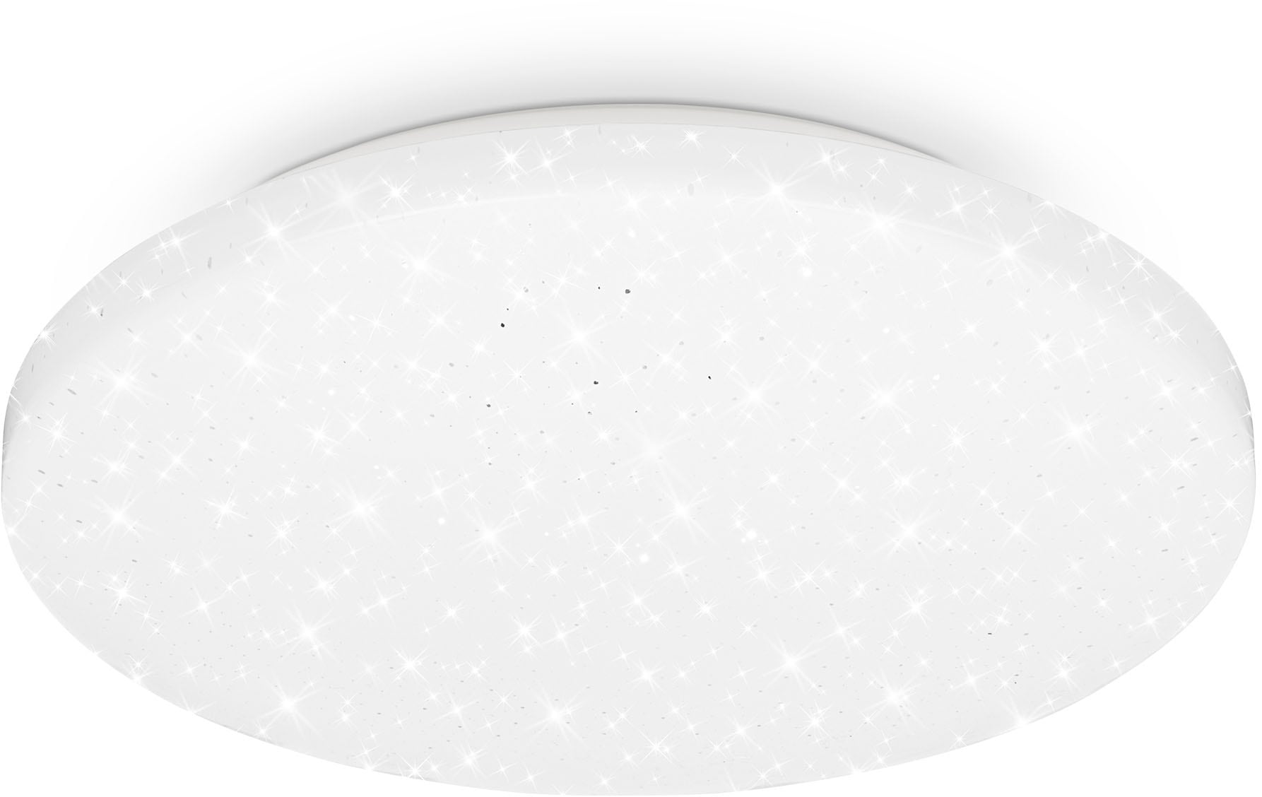 B.K.Licht LED Deckenleuchte »LED Bad Deckenleuchte IP44 mit Sternenhimmel«, 1 flammig, Leuchtmittel LED-Modul | LED fest integriert, inkl. 1 x LED-Platine 12W 1300lm 4000K IP44