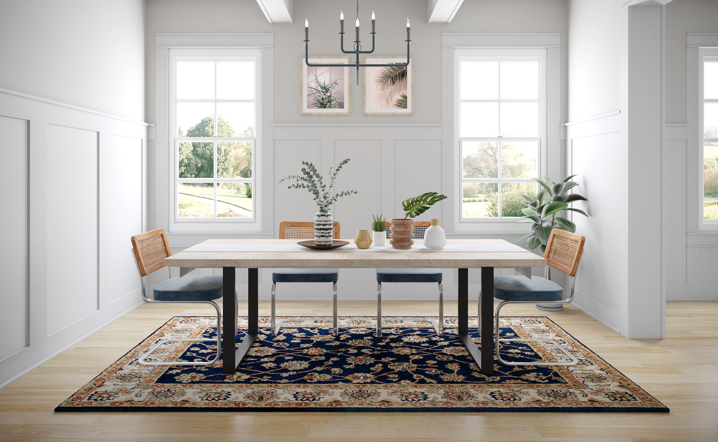 my home Wollteppich »Sahil«, rechteckig, 14 mm Höhe, reine Wolle, Orient-Op günstig online kaufen