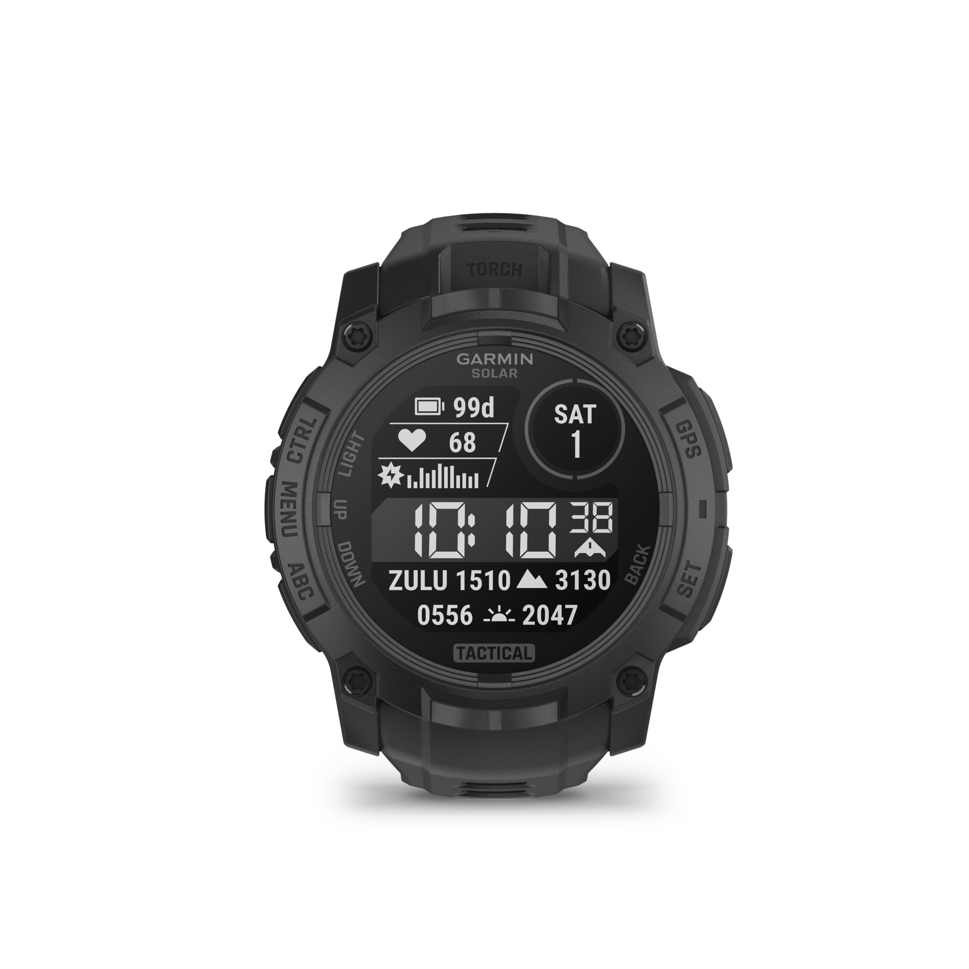Garmin Smartwatch »Instinct 3 - 50 mm, Solar Tactical Edition« (3,3 cm / 1,3 ″)
