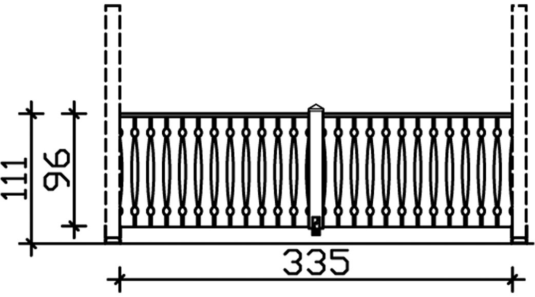Skanholz Brüstungsgeländer »Balkonschalung«