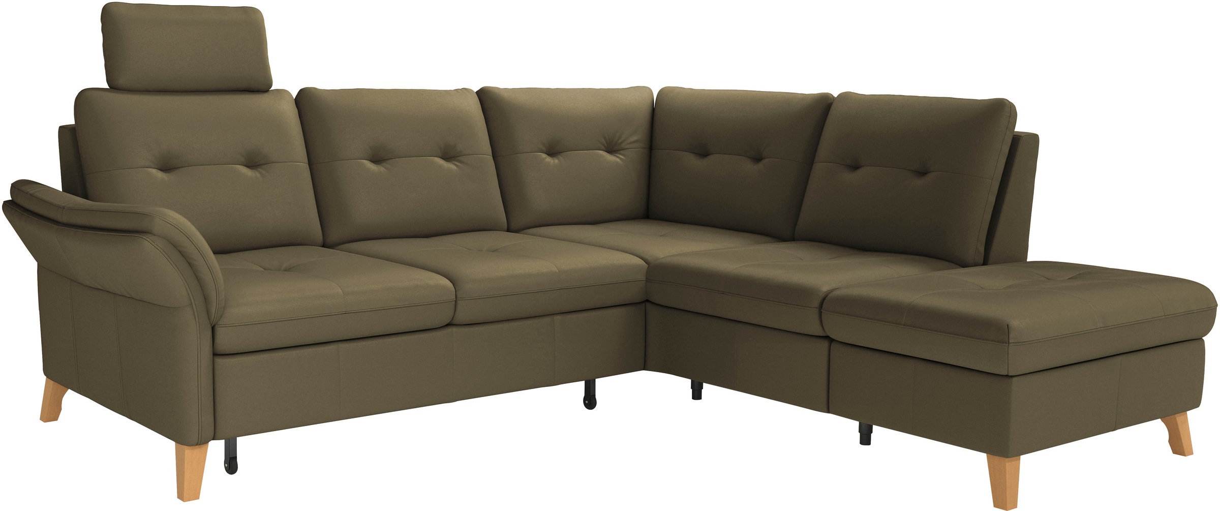 sit&more Ecksofa »Göteborg«, inkl. Sitztiefenverstellung, wahlweise mit Bettfunktion & Bettkasten
