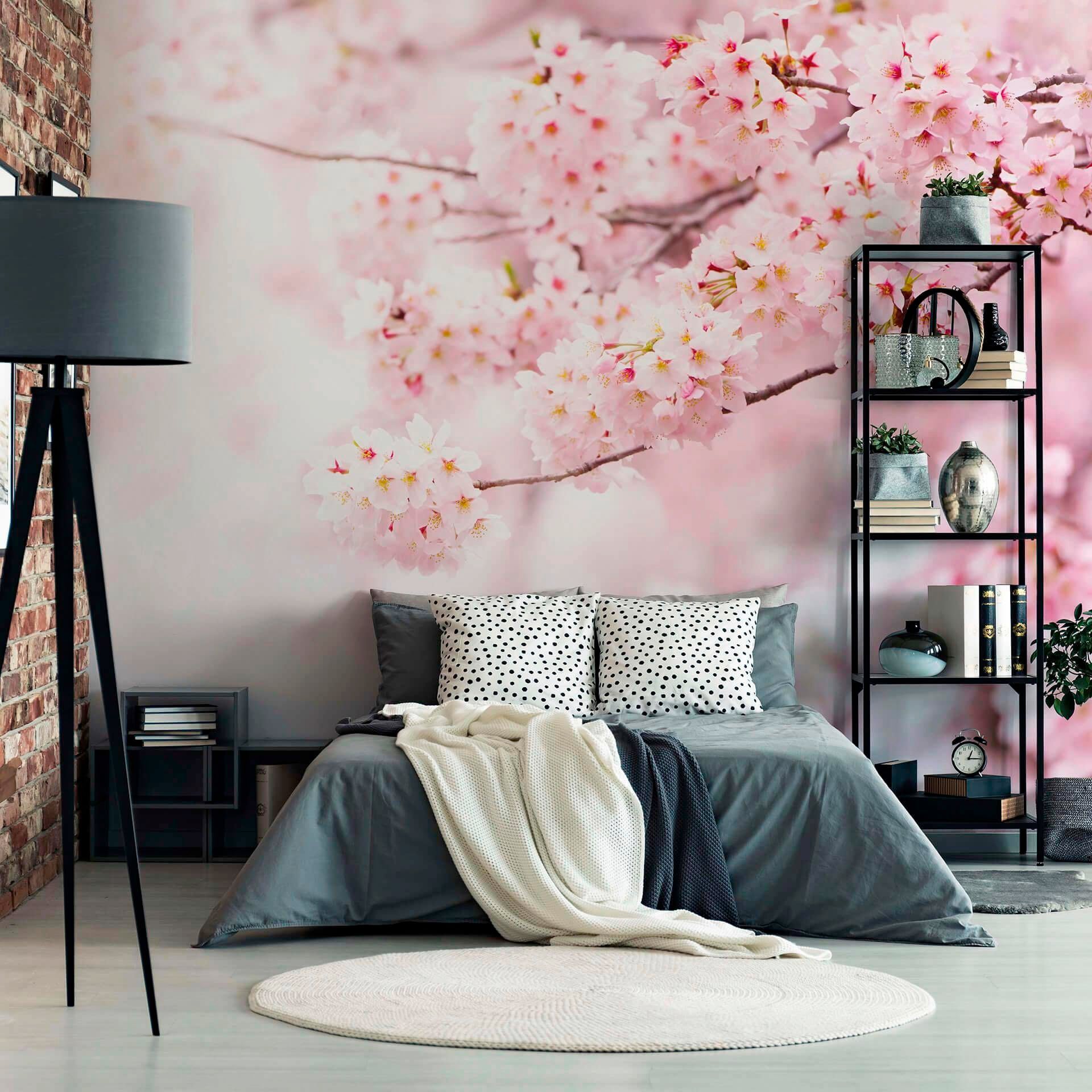 living walls Fototapete »Kirschblüte Cherry Blossum«, Motiv-abstrakt-natura günstig online kaufen