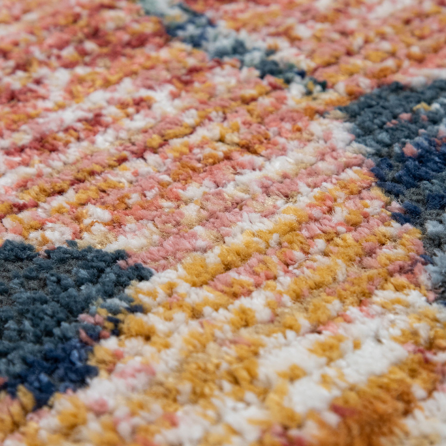 Paco Home Teppich »Kayacik 571«, rechteckig, 12 mm Höhe, Kurzflor, Rauten Muster, ideal im Wohnzimmer & Schlafzimmer