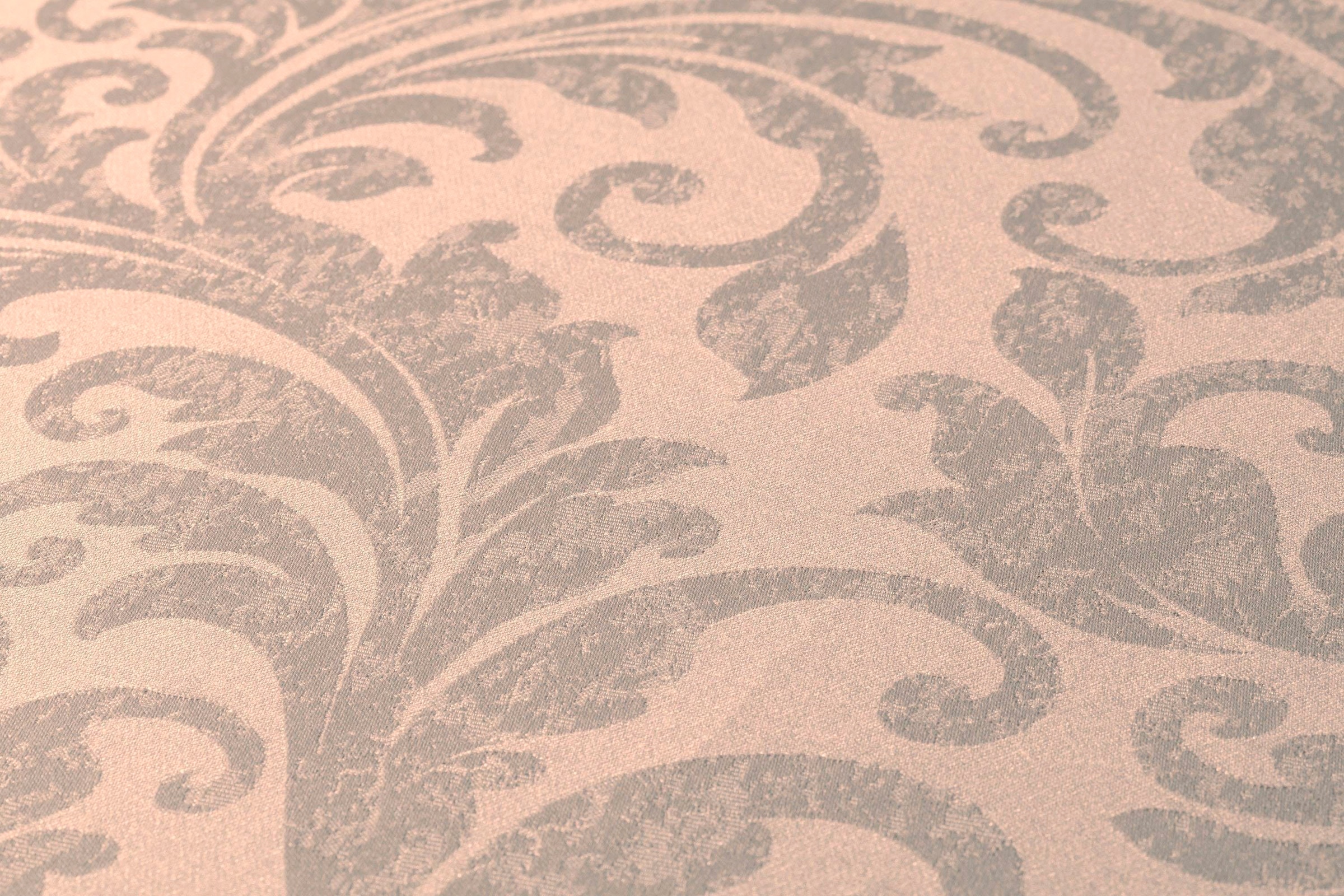 living walls Textiltapete »Di Seta«, Barock-ornamental-gemustert, Klassik Tapete Barock Tapeten Wohnzimmer Schlafzimmer Küche Flur Optik