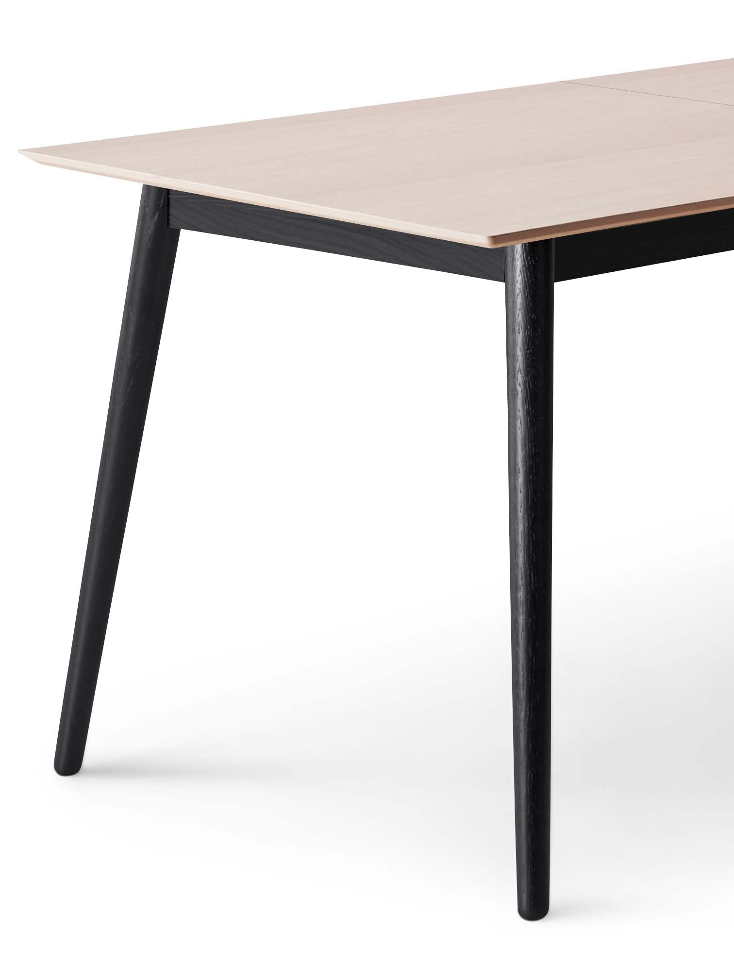 Hammel Furniture Esstisch »Meza by Hammel«, (1 St.), rechteckige Tischplatte MDF, Massivholzgestell, mit 2 Einlegeplatten