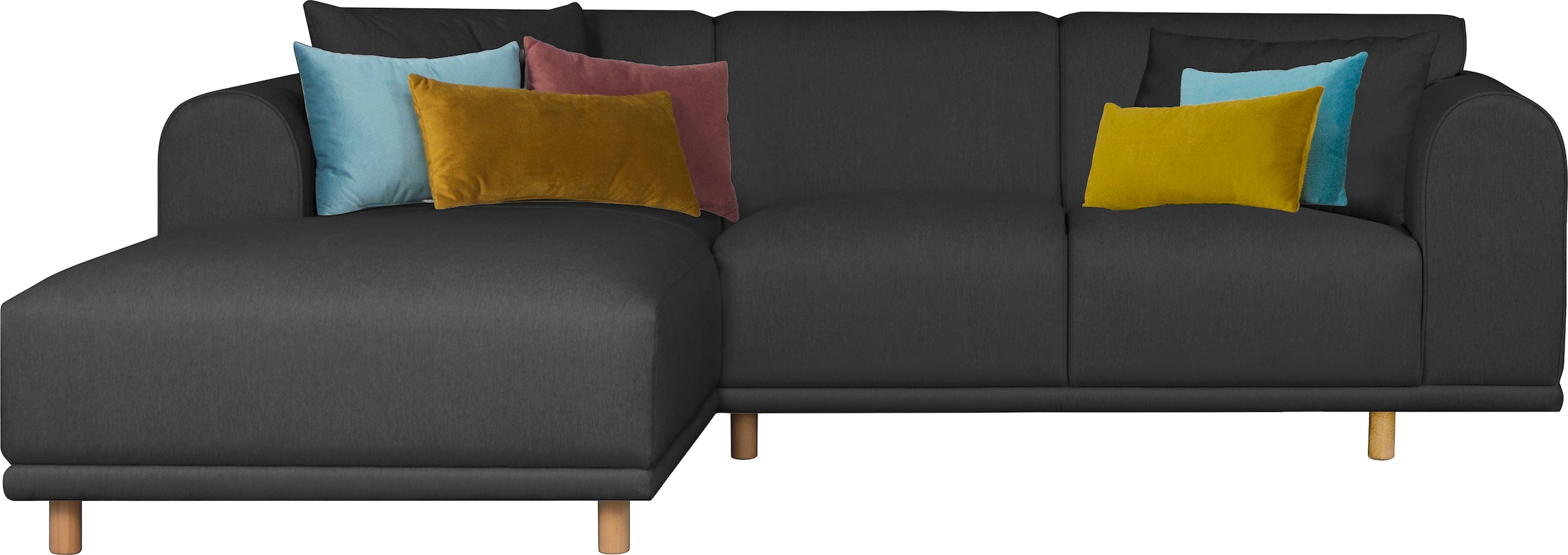 OTTO home Ecksofa »Maroon L-Form« in skandinavischem Design, mit losen Kiss günstig online kaufen