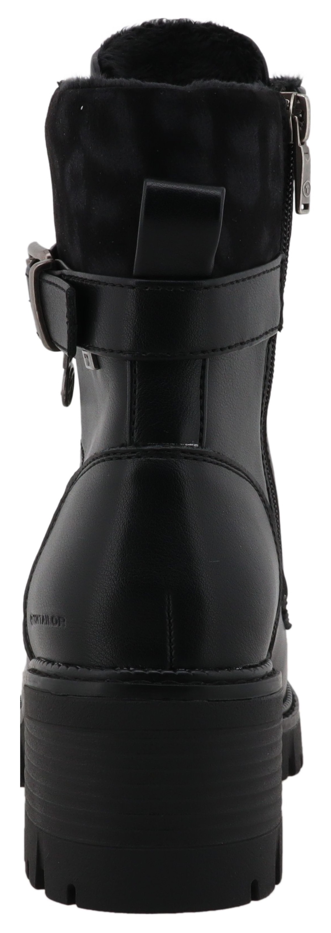 TOM TAILOR Winterstiefelette, Workerboots, Plateaustiefelette mit Blockabsatz