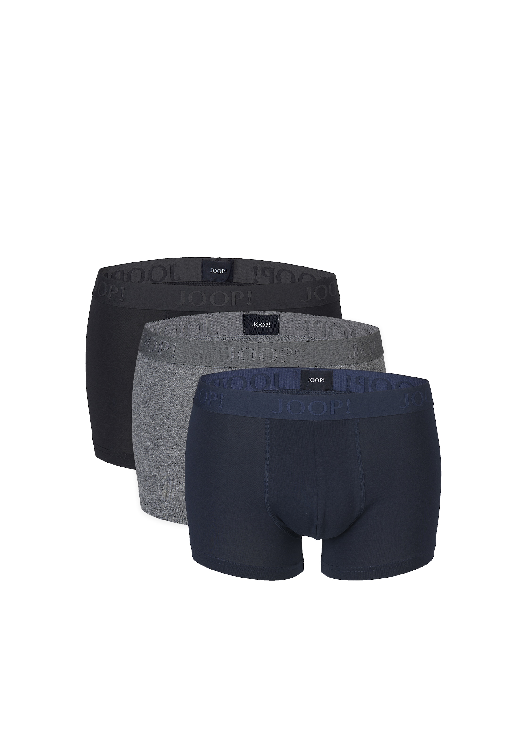 JOOP! Boxer »Everyday« 3er Pack,  Cotton-Stretch, hüftiger Sitz, elastisch, Logo-Bund