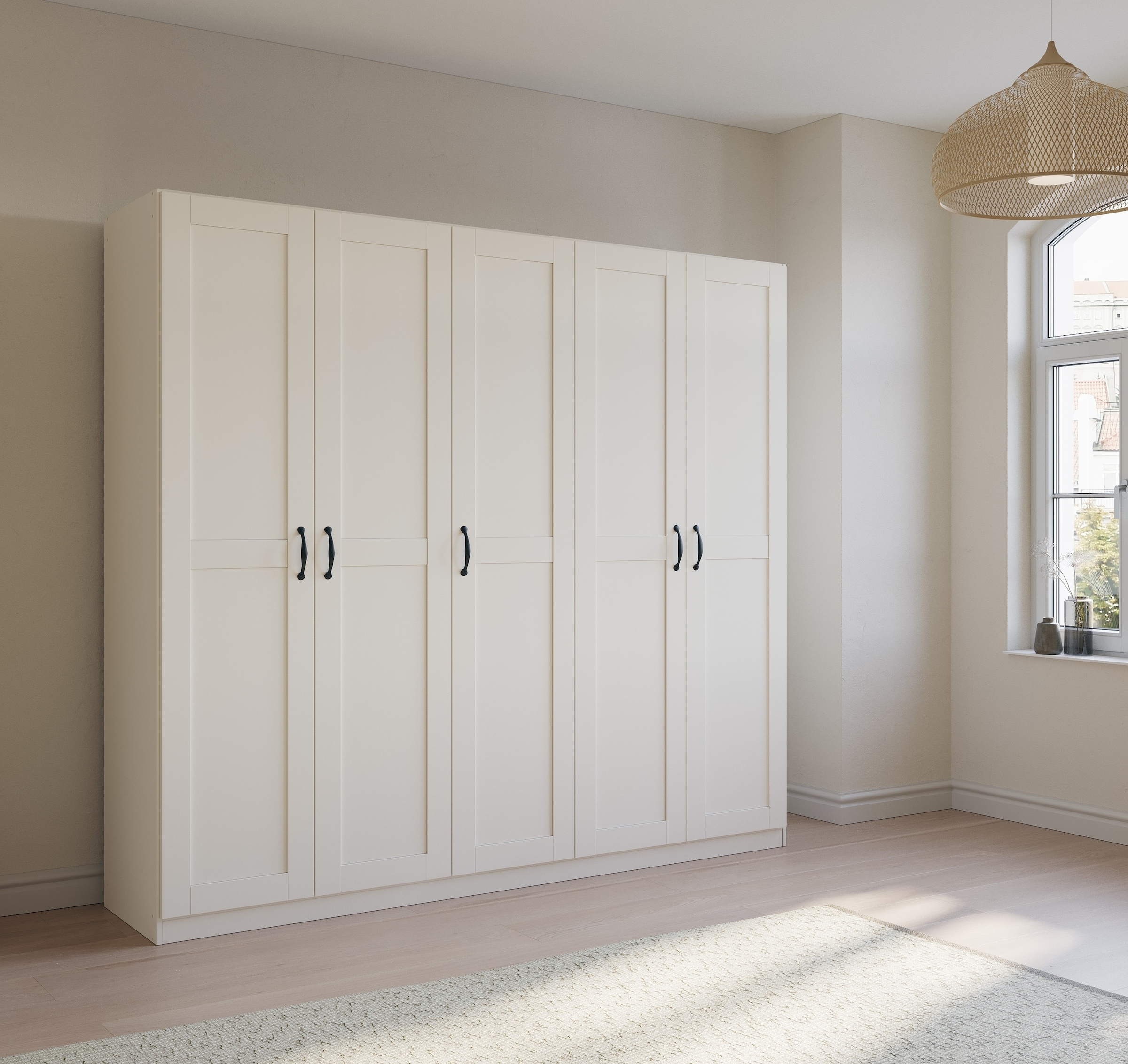 rauch Drehtürenschrank »Cottage by Quadra Spin«, in skandinavischem Landhausstil