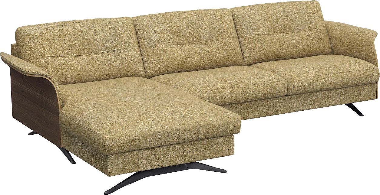 FLEXLUX Ecksofa »Glow, super bequem durch hochwertigem Sitzaufbau mit Feder günstig online kaufen