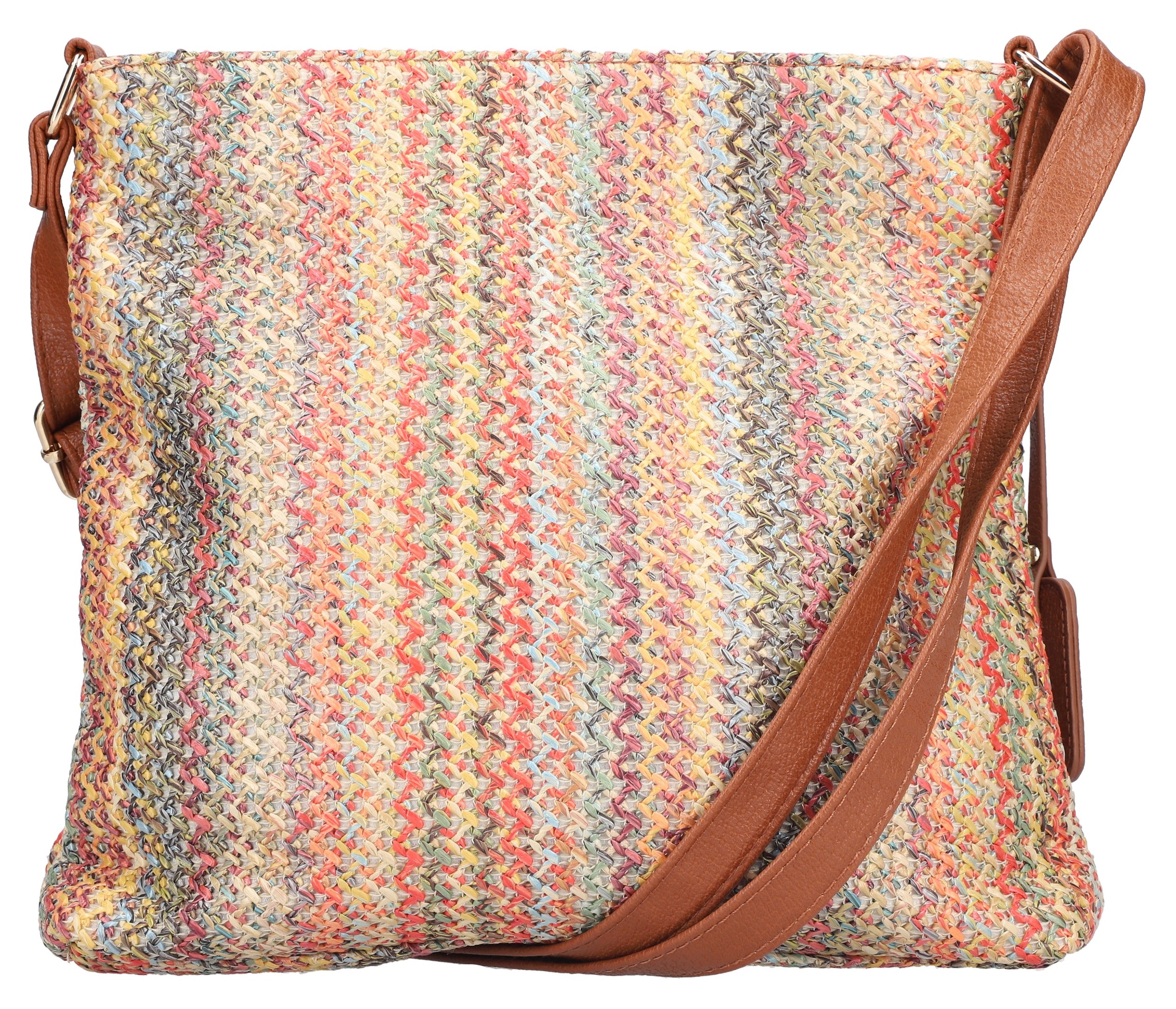 Rieker Umhängetasche, Schultertasche, Damen-Tasche mit abnehmbarem Logo-Anhänger