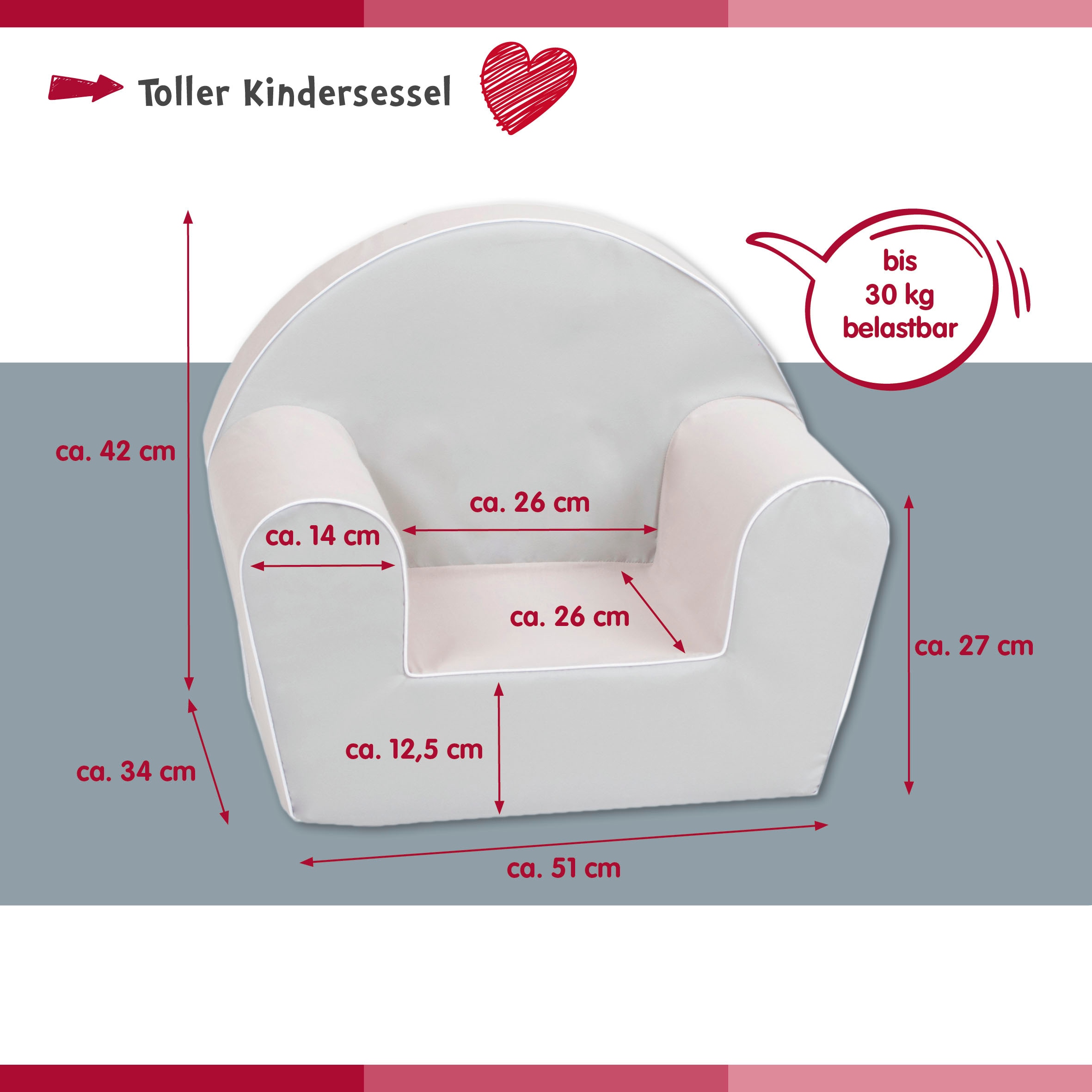 Knorrtoys® Sessel »Wild life«, für Kinder; Made in Europe