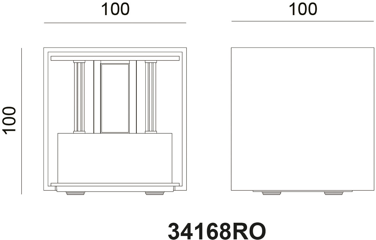 GLOBO LIGHTING Außen-Wandleuchte »VERONIKA« LED-Modul 1 Stk. Warmweiß Außenlampe Haus IP54 Gartenbeleuchtung Terrasse