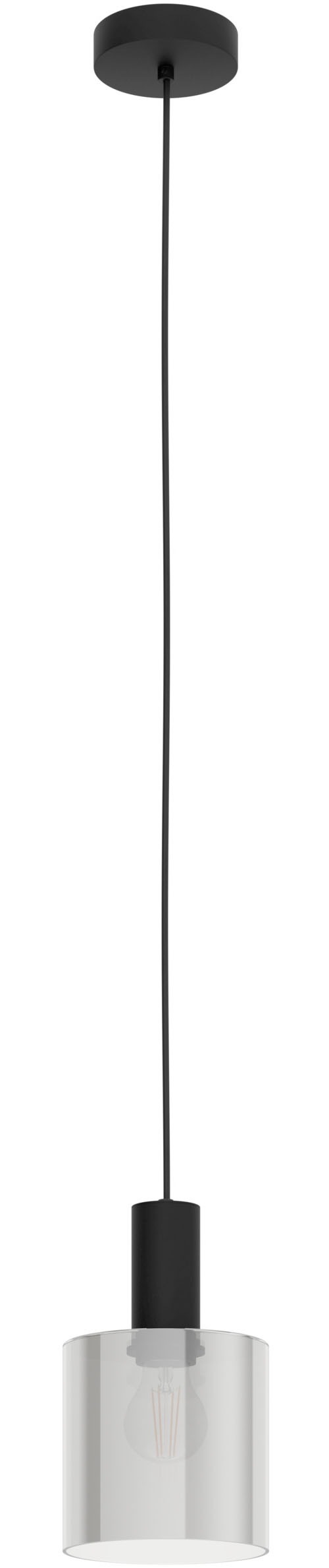 EGLO Hängeleuchte »GOROSIBA Pendellampe - Stahl - E27 - 1X40W - IP20« E27 1 günstig online kaufen