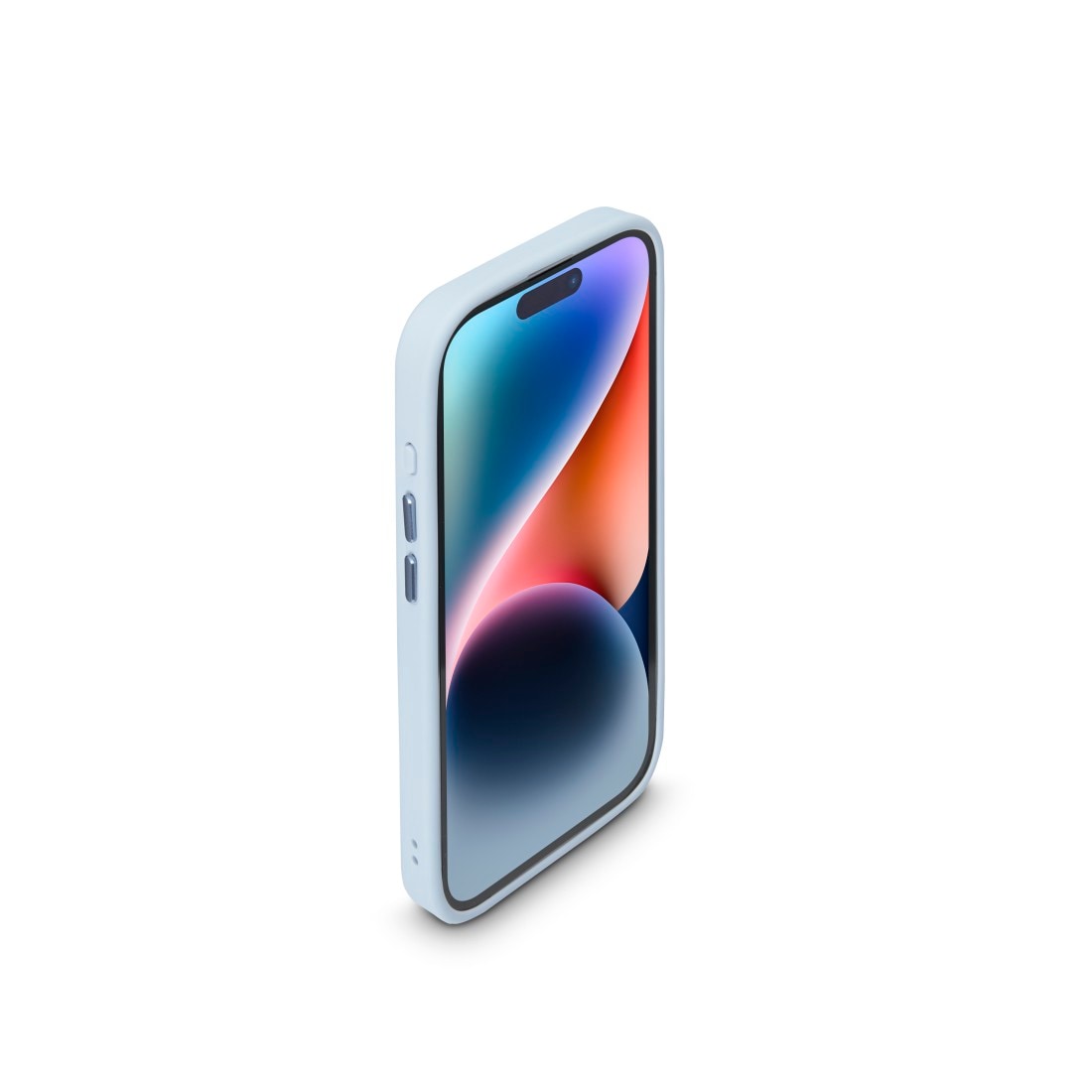 Hama Smartphone-Hülle »Handyhülle für Apple iPhone 15 Plus, durchsichtig Blau, stabil«, iPhone 15 Plus